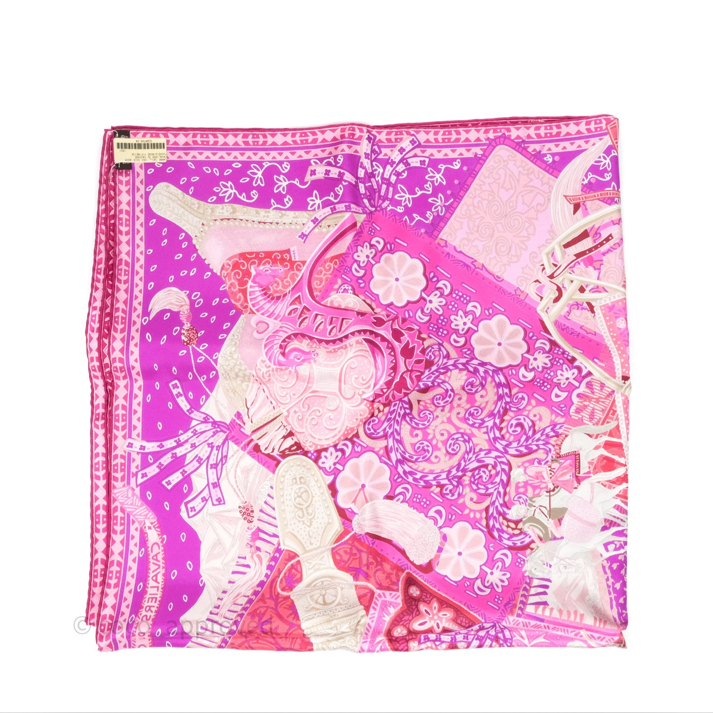 Hermès Cavaliers du Caucase Silk Scarf 90