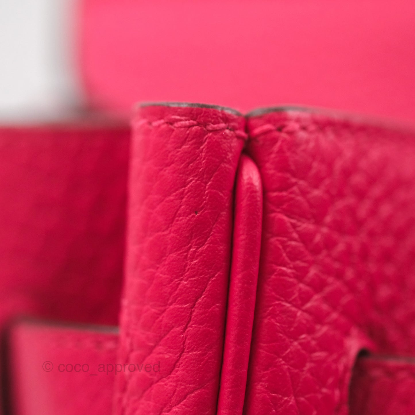Hermès Birkin 30 Retourne I6 Rose Extrême Clemence Gold Hardware