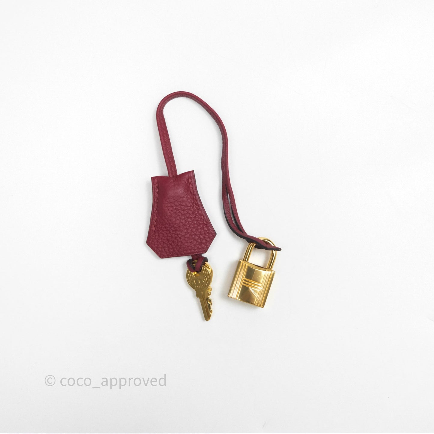 Hermès Kelly 32 Retourne Rouge Grenat K1 Togo Gold Hardware