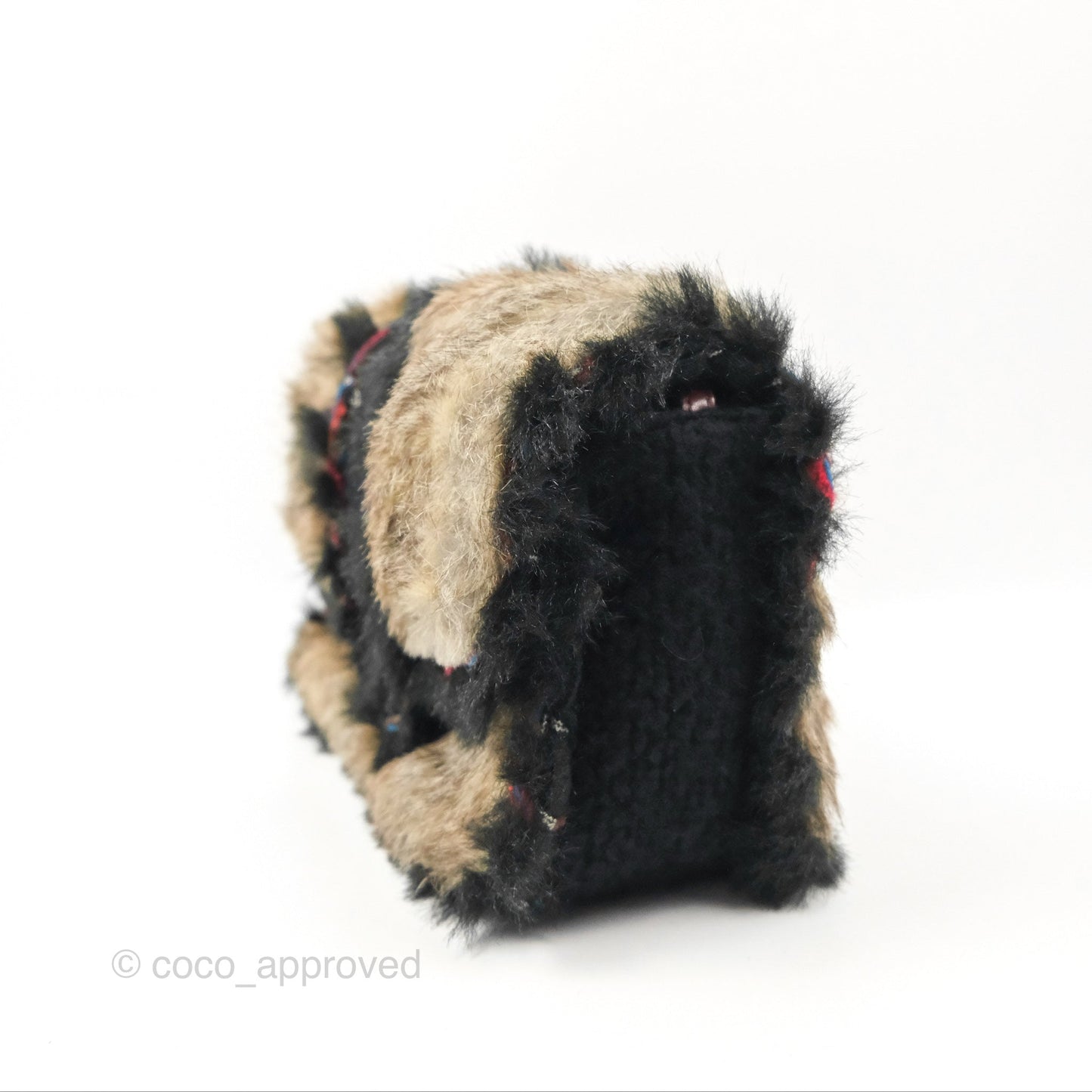 Chanel Fantasy Fur Flap Bag Ruthenium Hardware