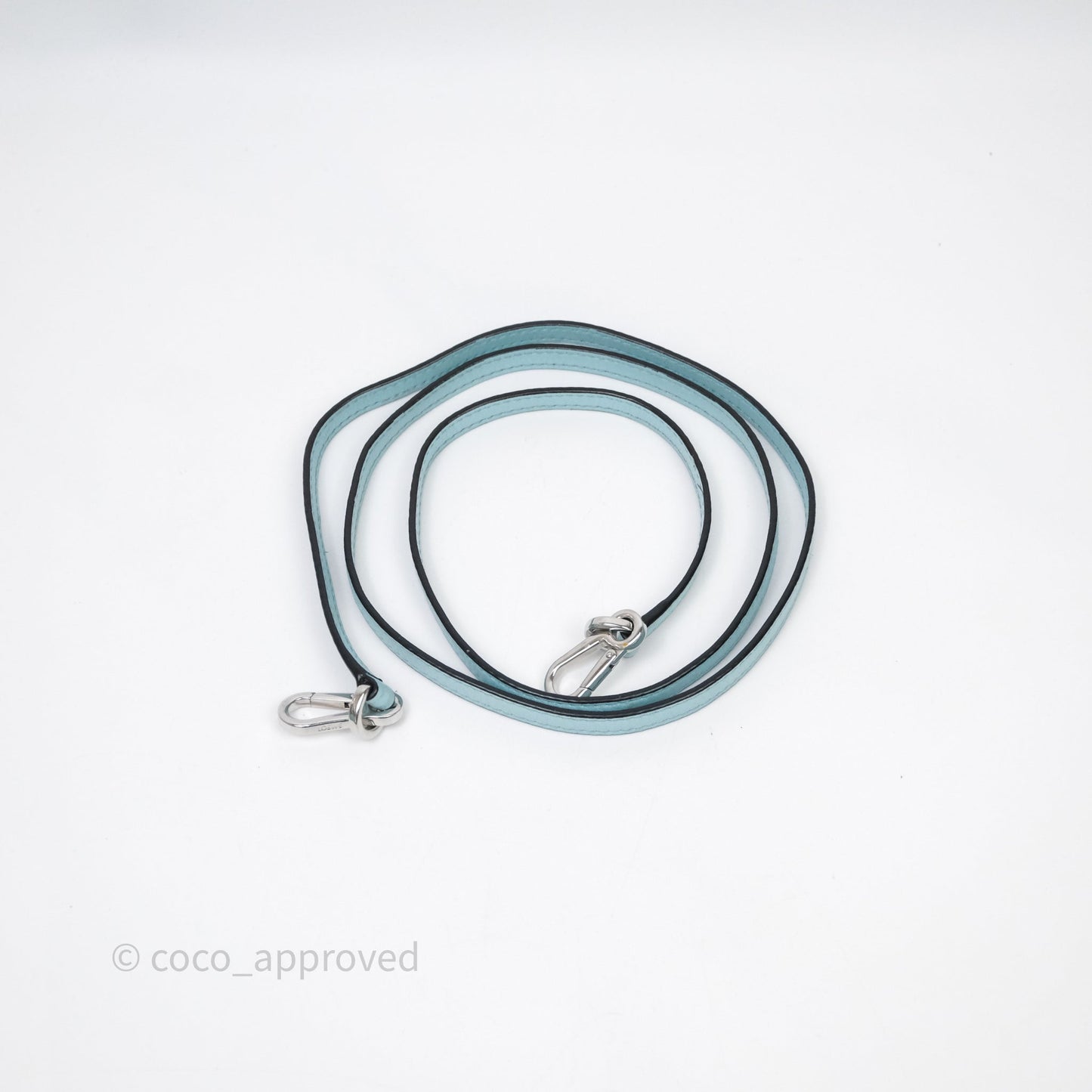 Loewe Mini Puzzle Bag Light Blue Calfskin Silver Hardware