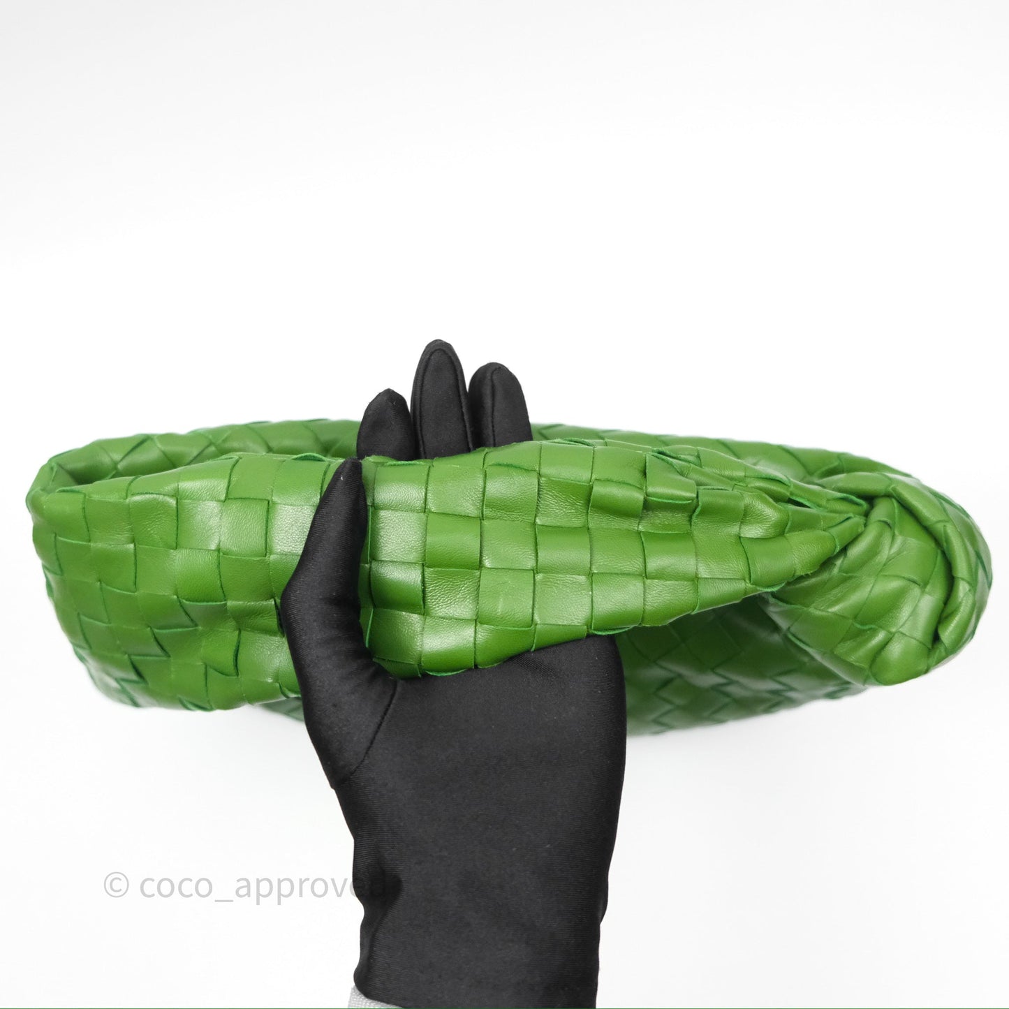 Bottega Veneta Teen Jodie Green Intrecciato Lambskin