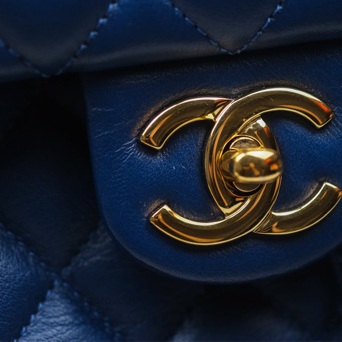 Chanel Quilted Small Urban Spirit Backpack Calfskin Navy Gold Hardware