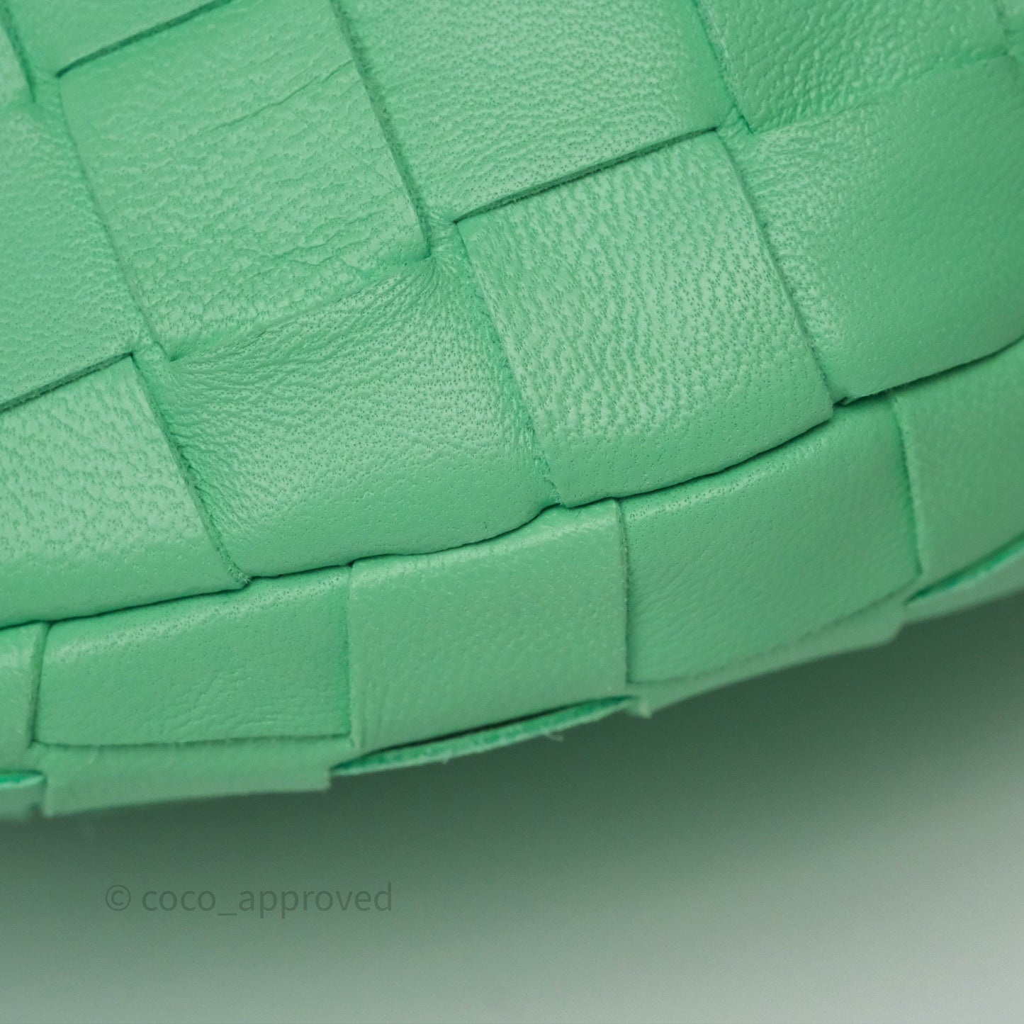 Bottega Veneta Mini Jodie Bag Green Intrecciato Lambskin