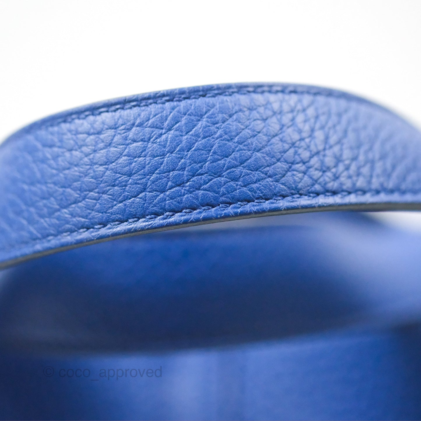 Hermès Picotin 18 Bleu Royal Clemence Gold Hardware