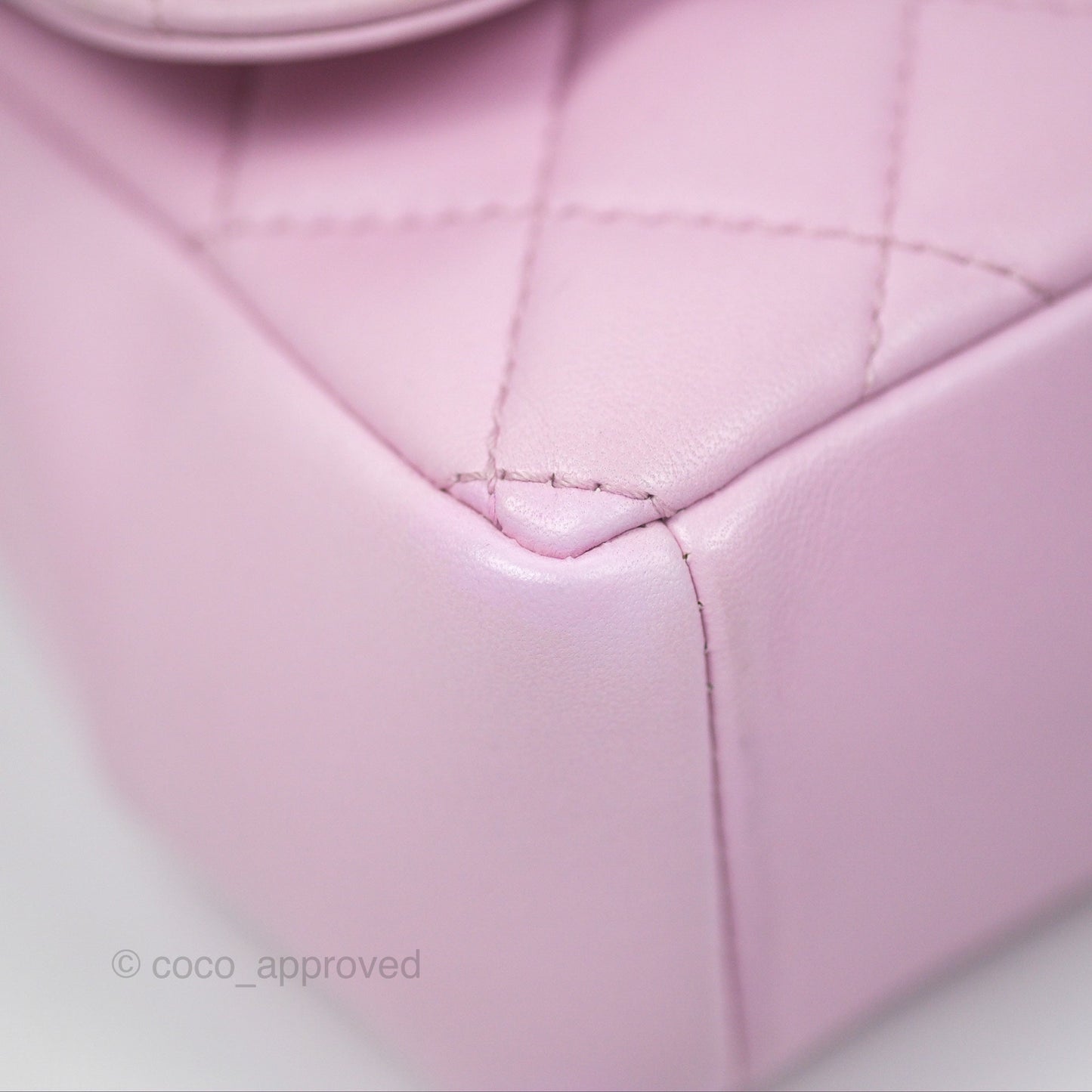 Chanel Quilted Flap Bag Pink Lambskin Aged Gold Hardware