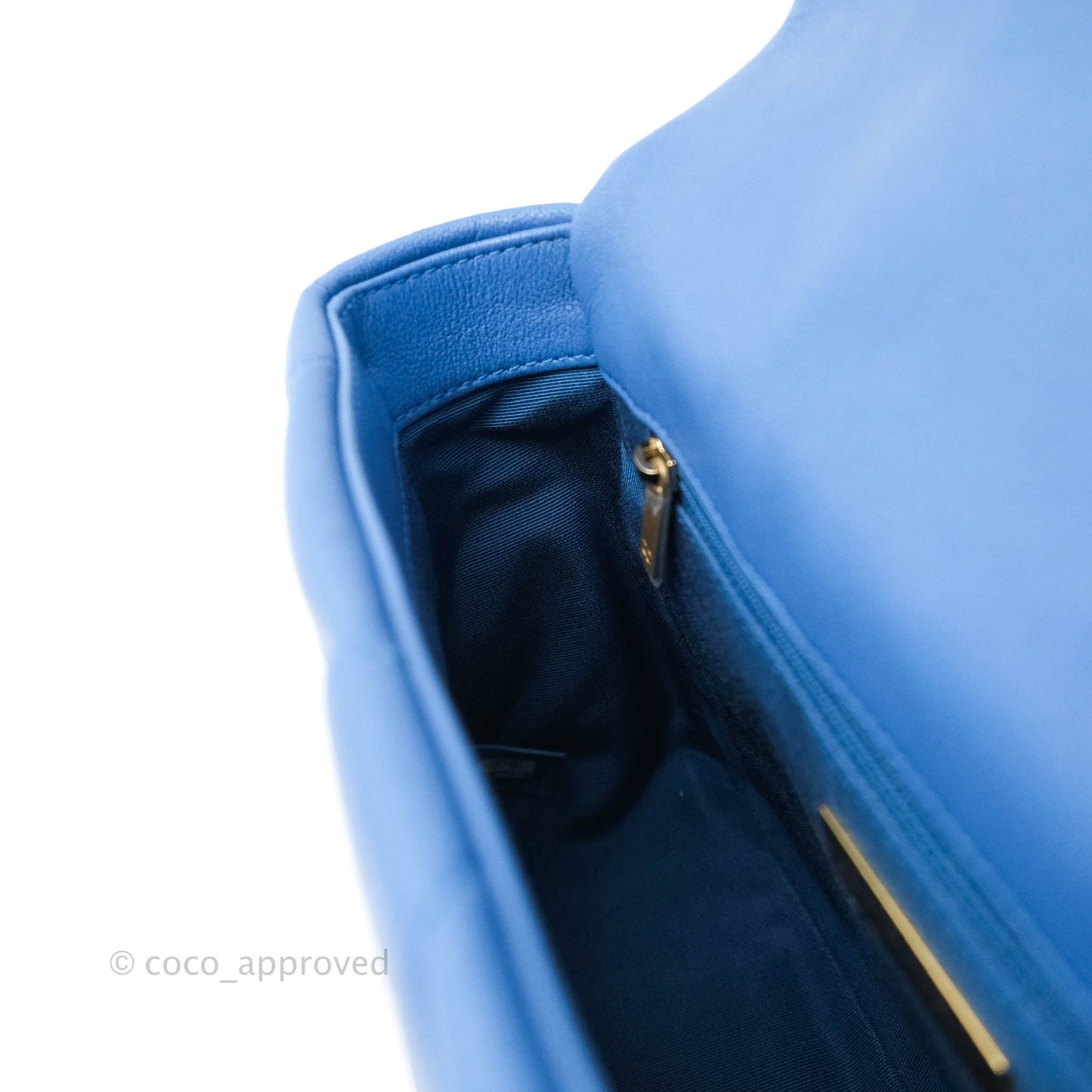 Chanel 19 Small Blue Mixed Hardware 20S