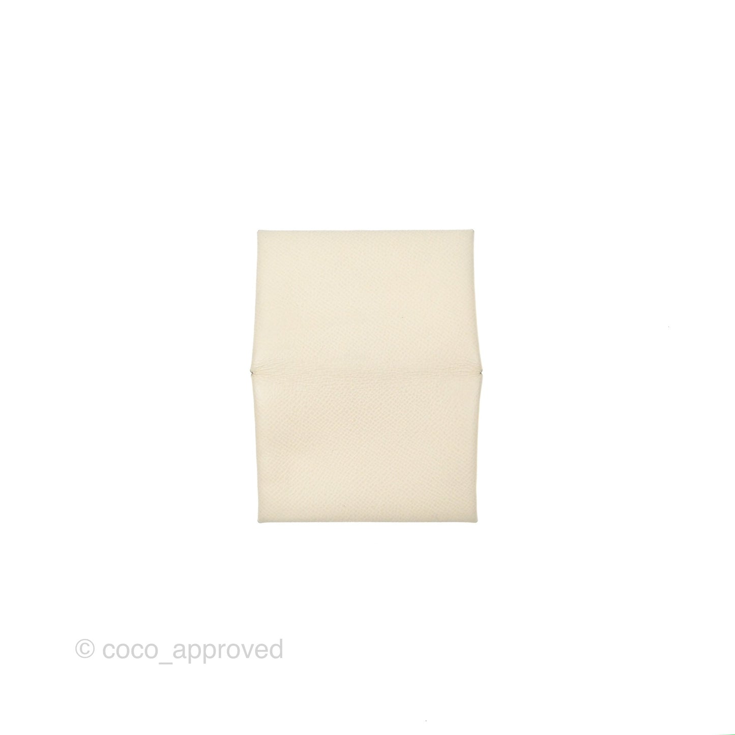 Hermès Calvi Card Holder Beton Epsom