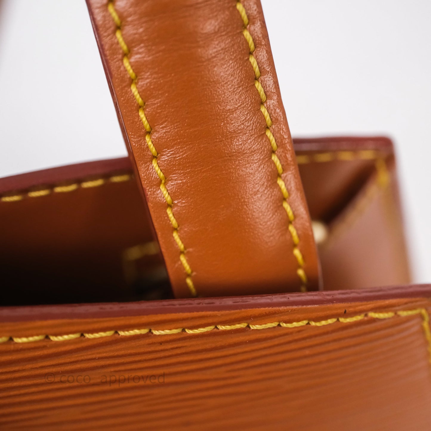 Louis Vuitton Cluny Shoulder Bag Brown Epi