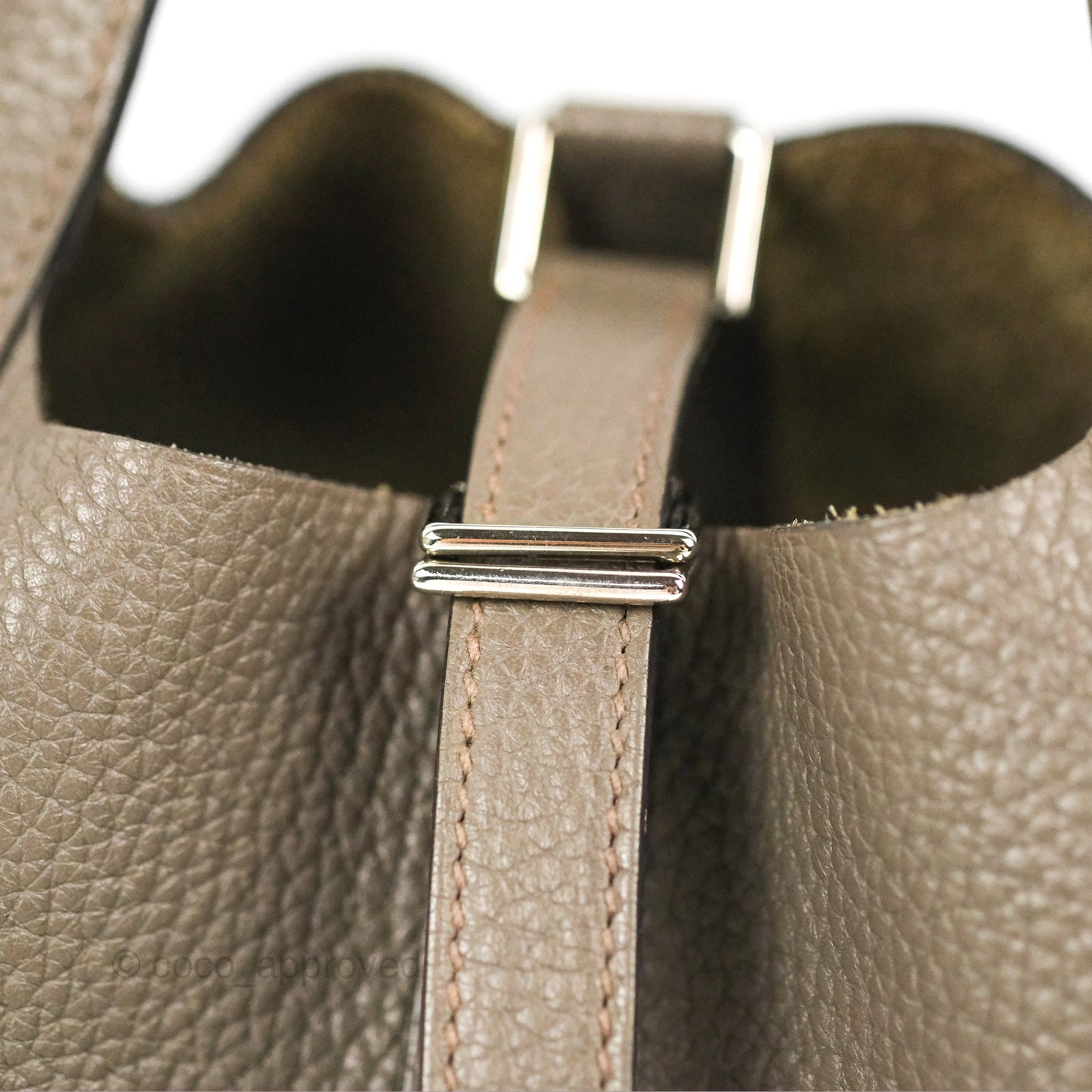 Hermès Picotin Lock 18 Etain Taurillon Clemence Palladium Hardware