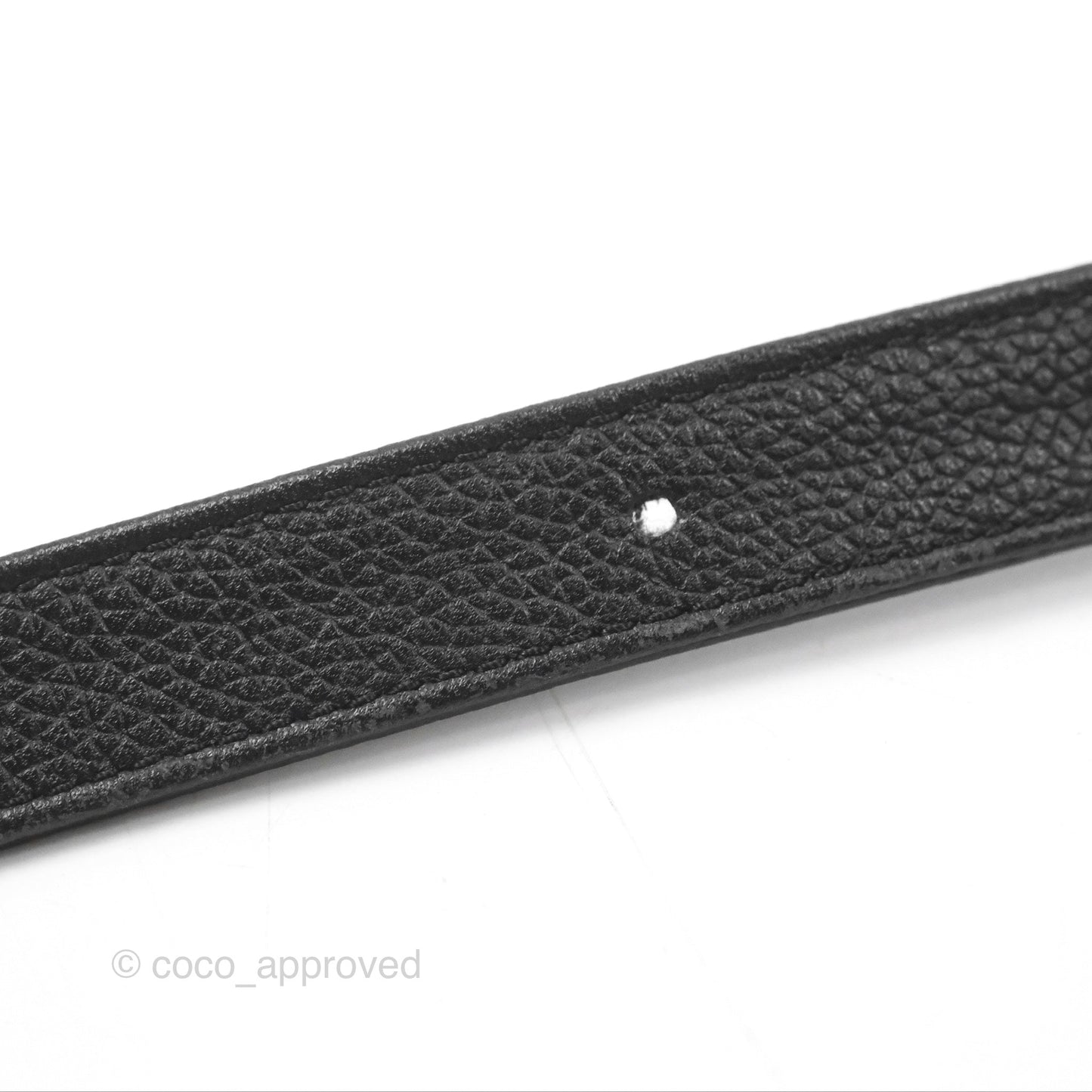 Chanel Reissue Quilted Belt Bag Black Caviar Silver Hardware
