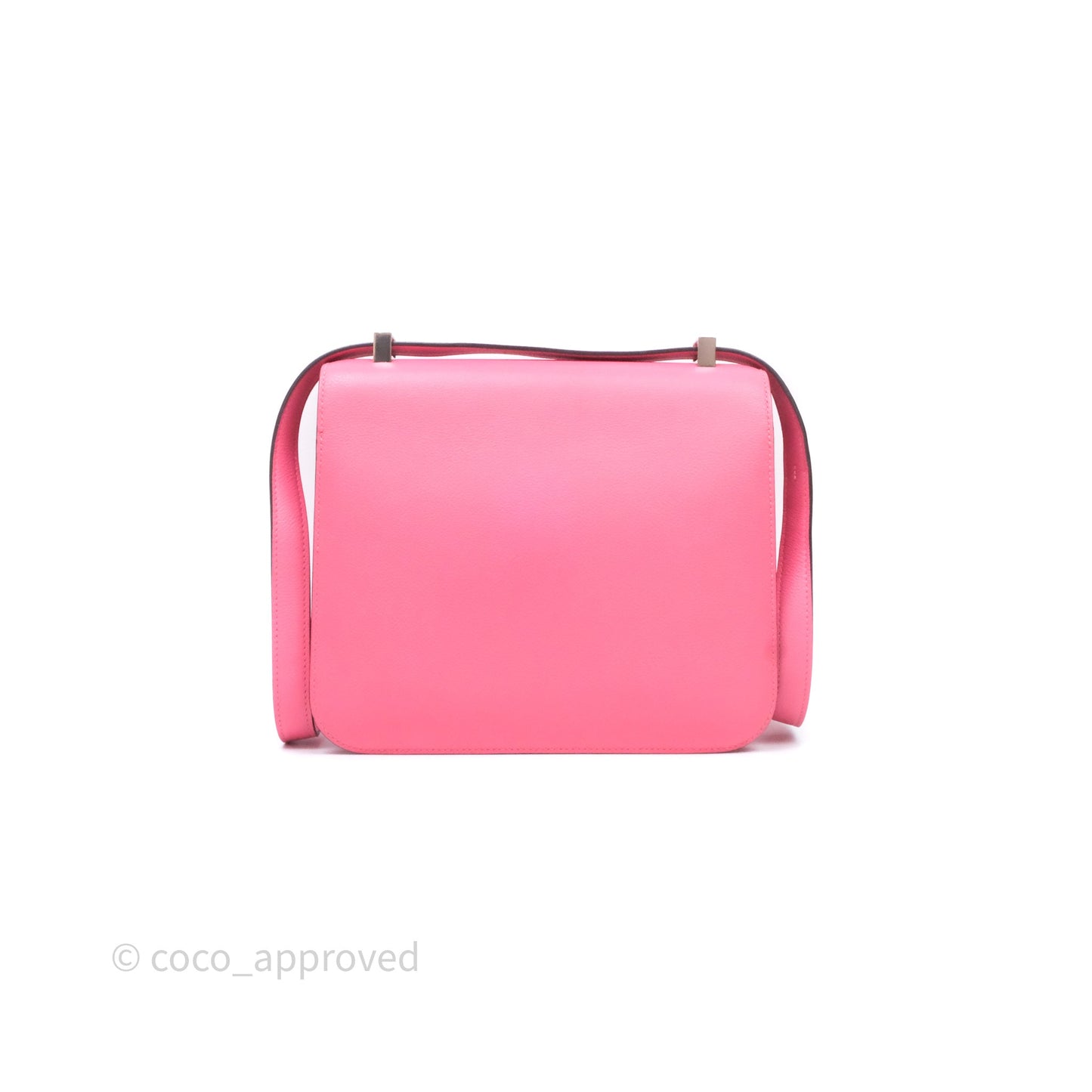 Hermès Constance 24 Rose Azalee 8W Epsom Palladium Hardware