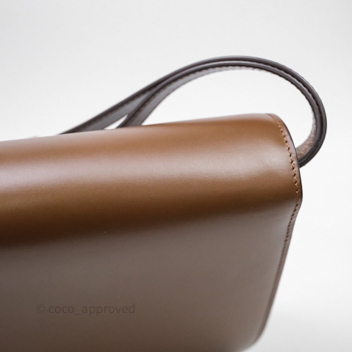 Celine Medium Classic Box Flap Caramel Calfskin