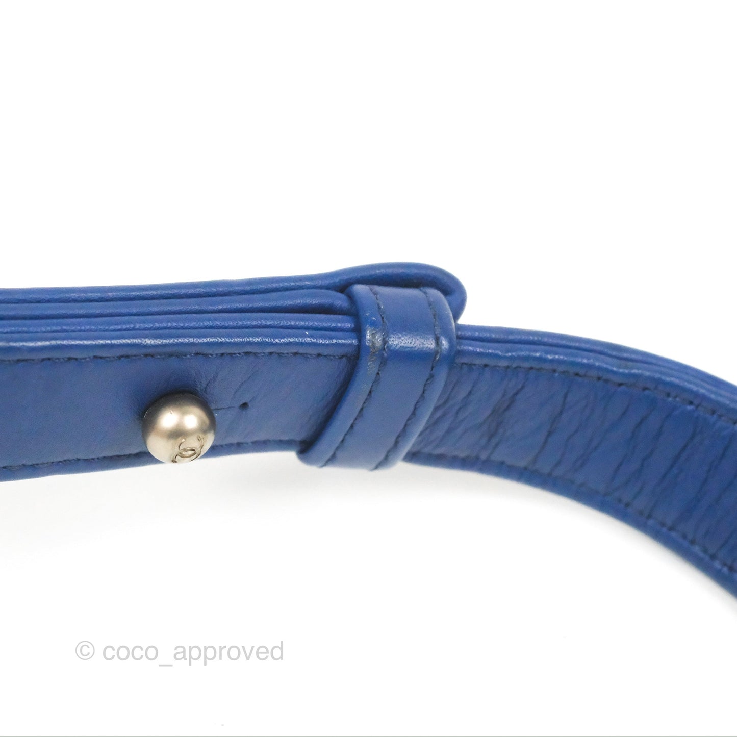 Chanel Medium Boy Blue Python Matte Silver Hardware