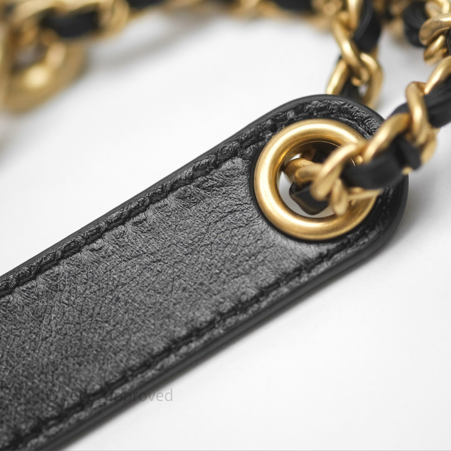 Chanel Quilted Flap Bag Black Lambskin Aged Gold Hardware 22P