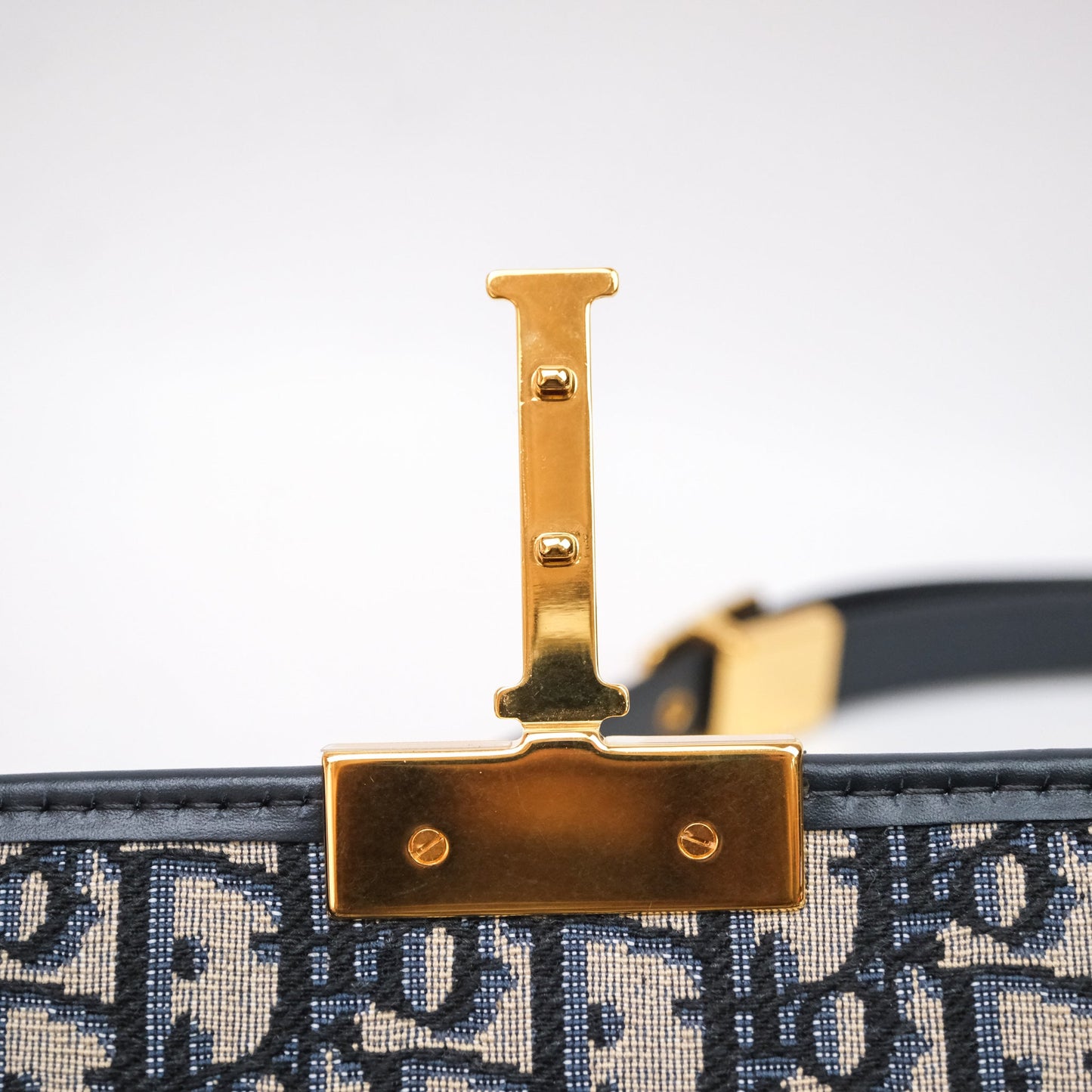 Christian Dior Small 30 Montaigne Bag Blue Dior Oblique Jacquard