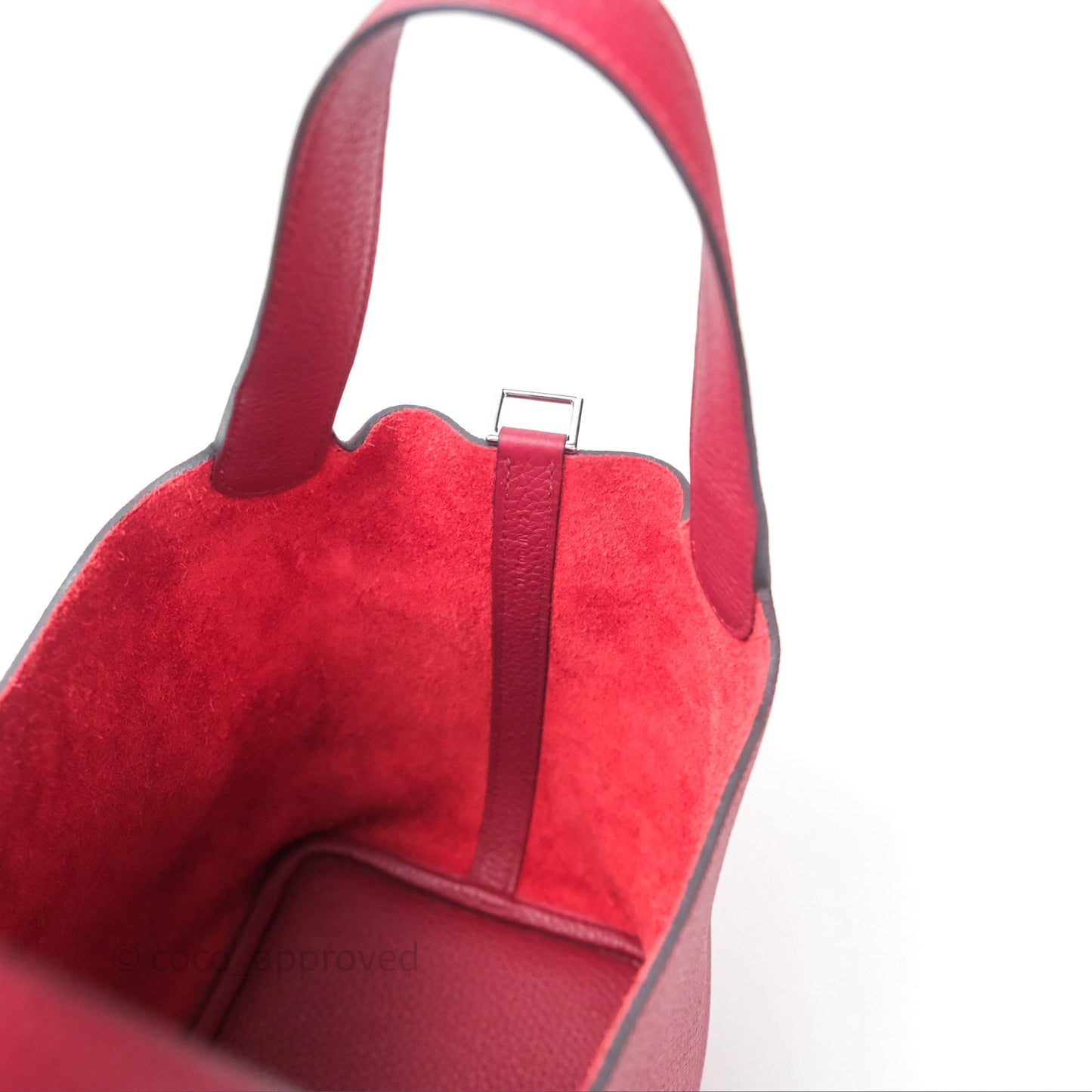 Hermès Picotin Lock 18 Rouge Grenat K1 Clemence Palladium Hardware