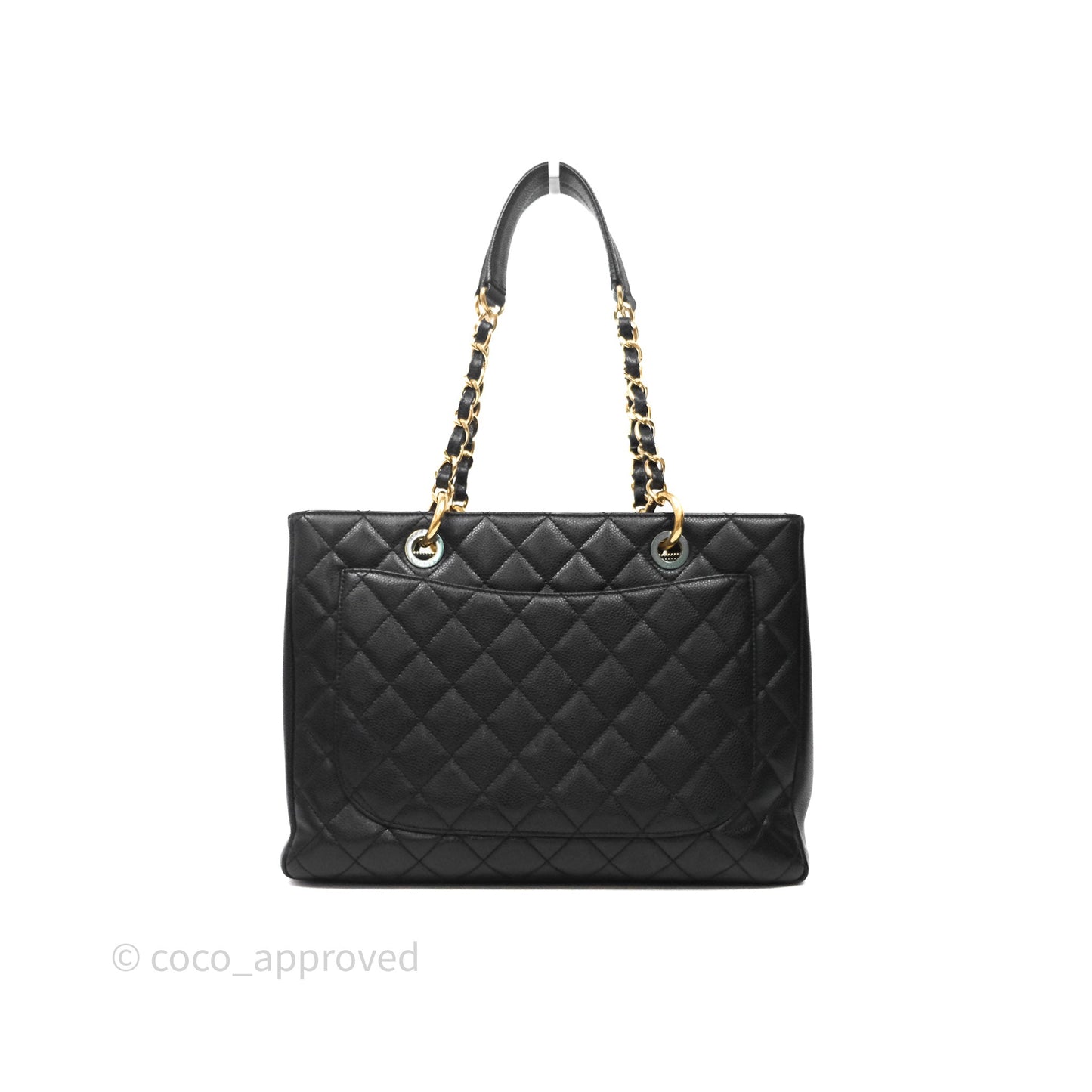Chanel GST Black Caviar Gold Hardware