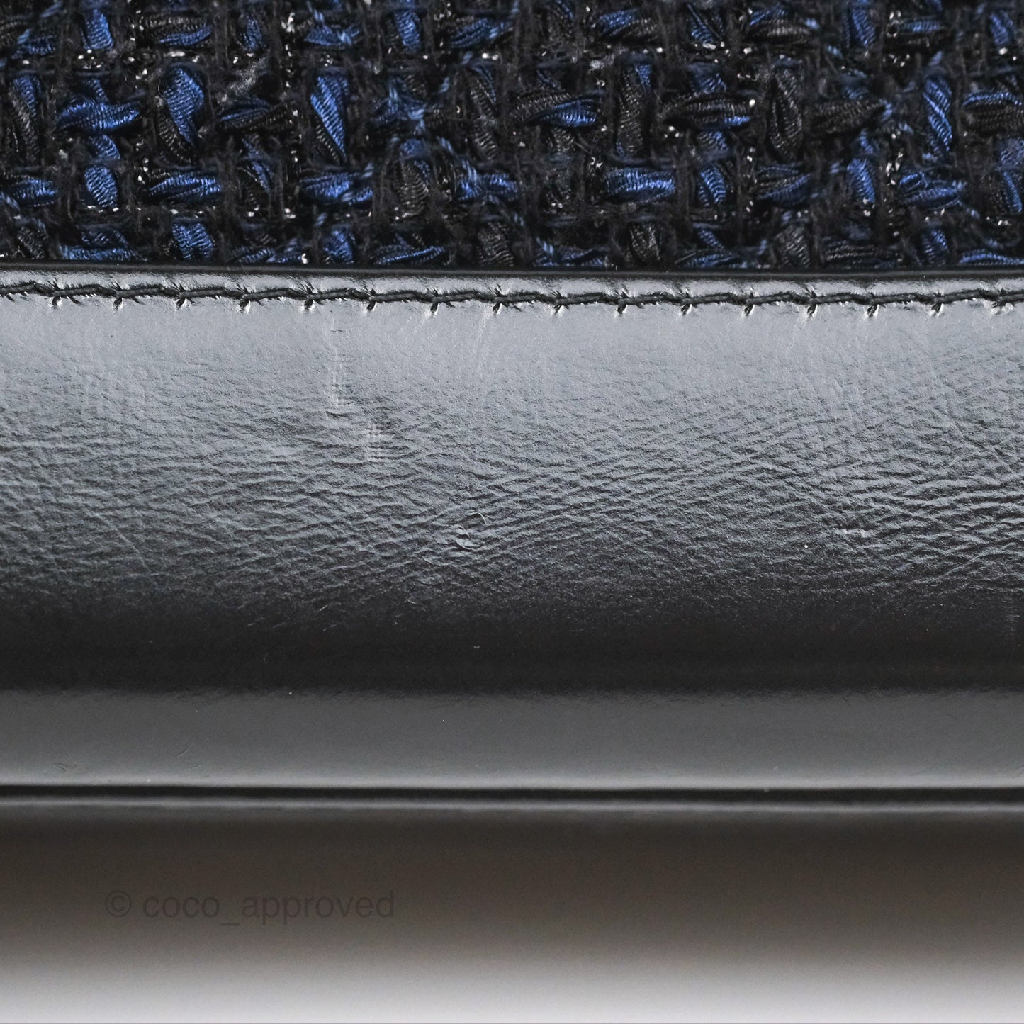 Chanel Small Gabrielle Hobo Black Navy Tweed