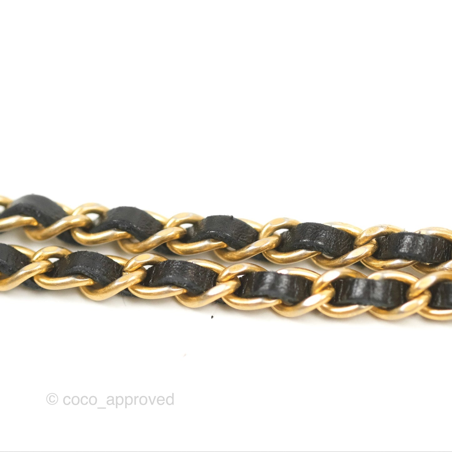 Chanel Waist Belt Bag Black Glazed Aged Calfskin Aged Gold Hardware