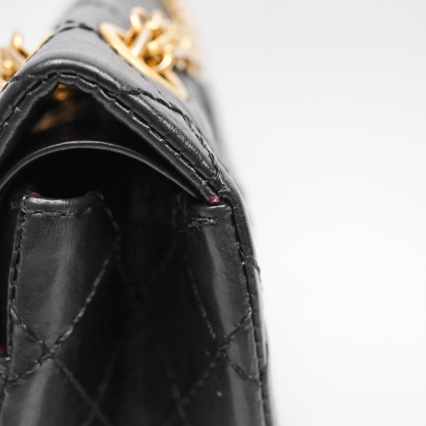 Chanel Reissue 225 Flap Black Aged Calfskin Gold Hardware