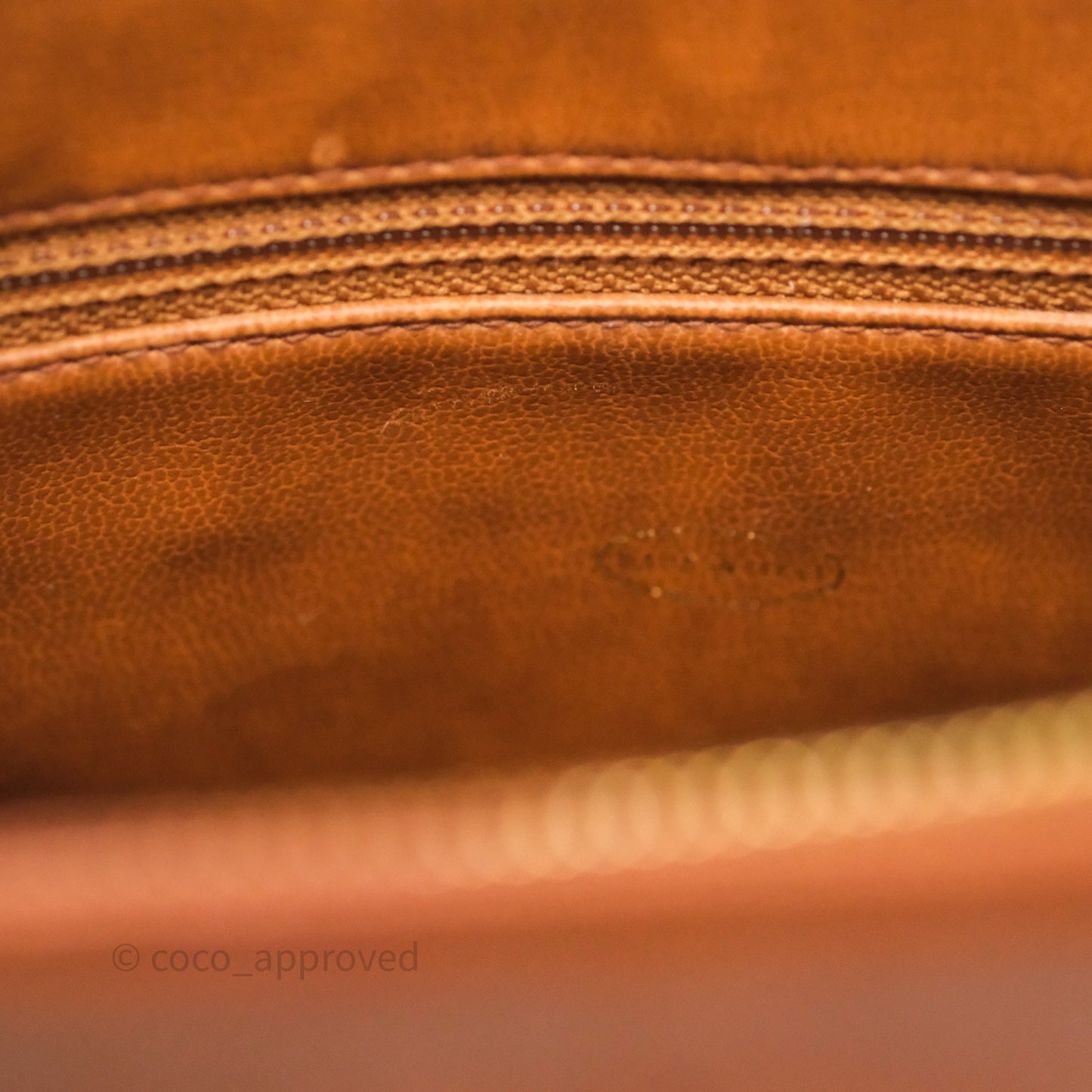 Chanel Vintage Tote Caramel Caviar 24K Gold Hardware