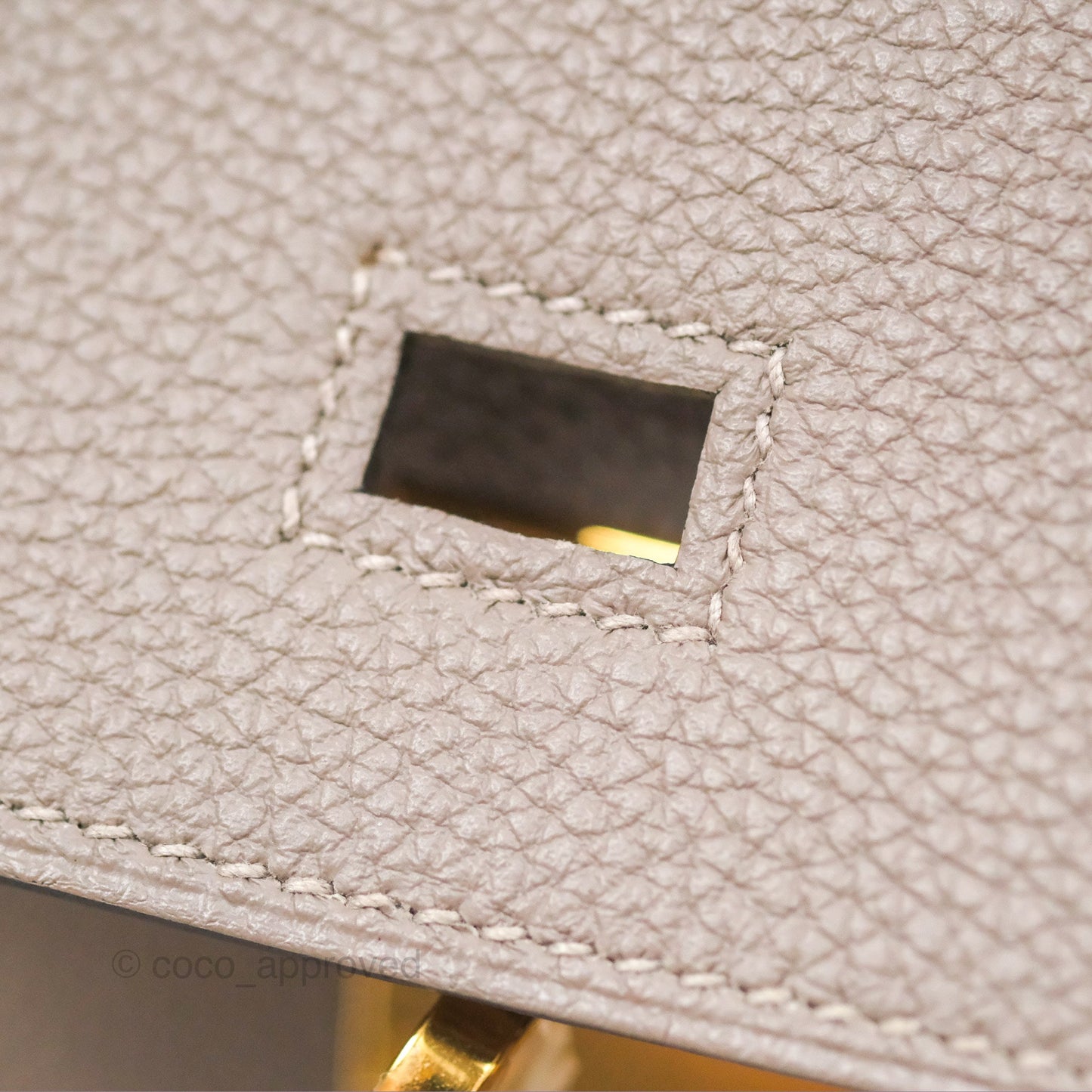 Hermès Birkin 30 Retourne Gris Asphalt M8 Togo Gold Hardware