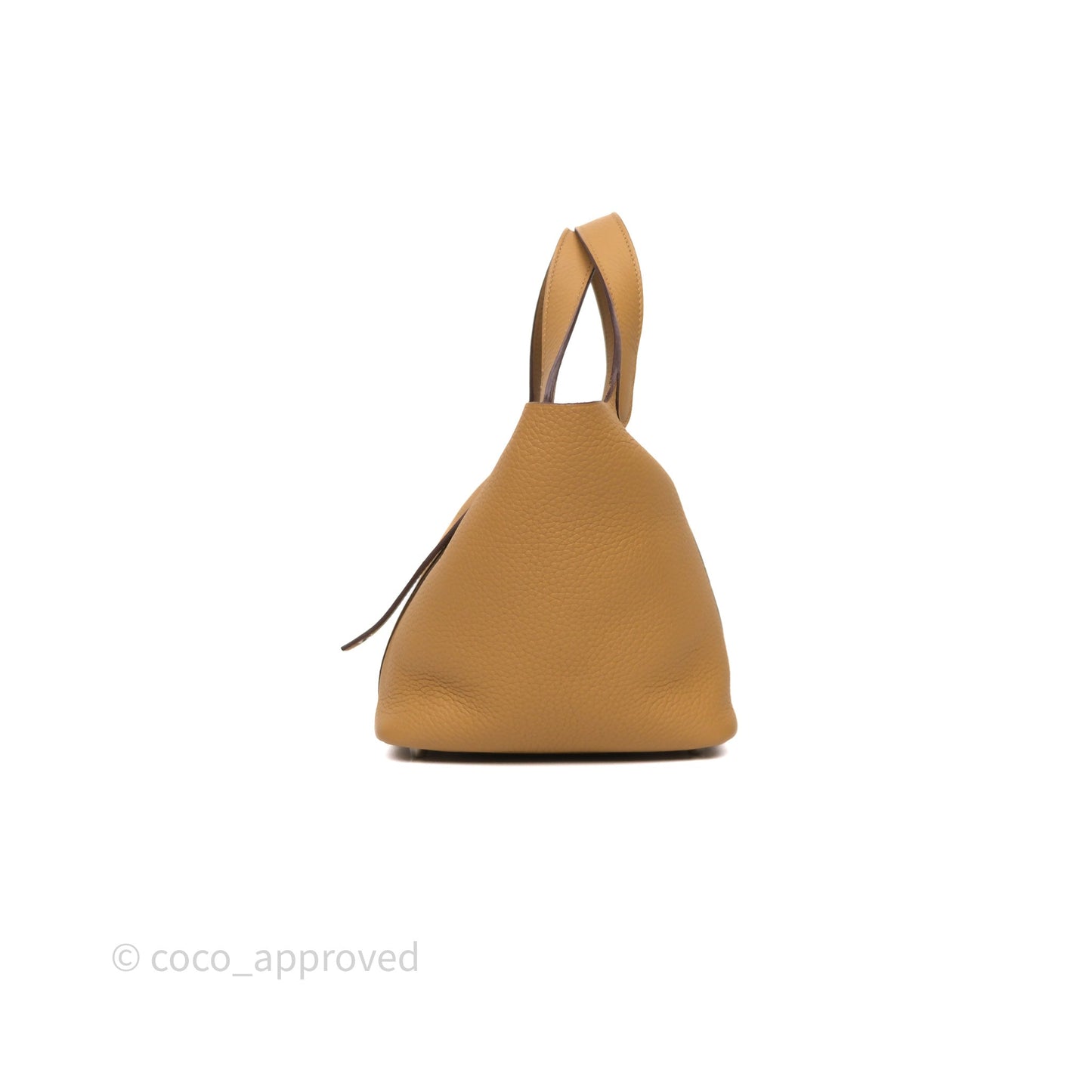 Hermès Picotin Lock 18 Biscuit 4B Clemence Palladium Hardware