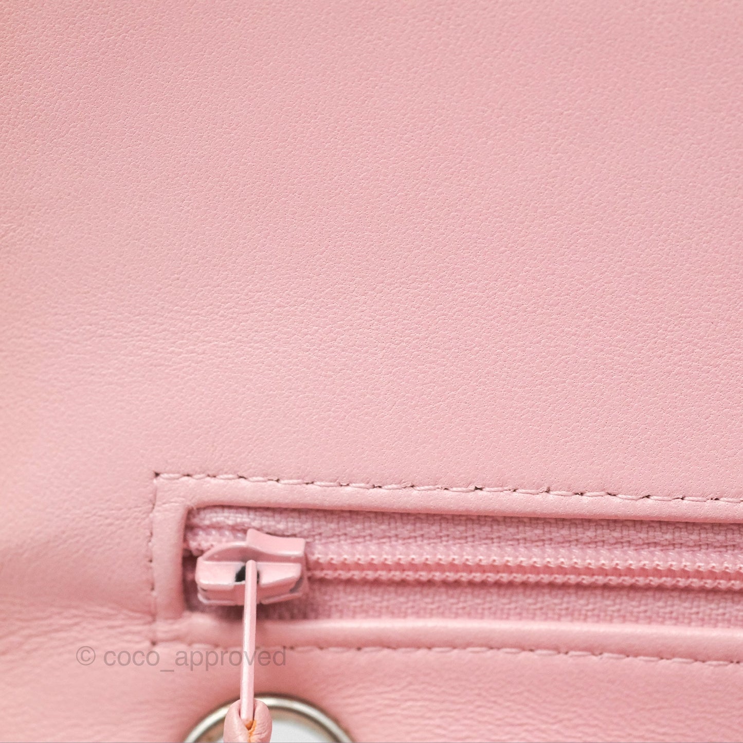 Chanel Classic M/L Medium Flap Quilted Pink Tweed Silver Hardware