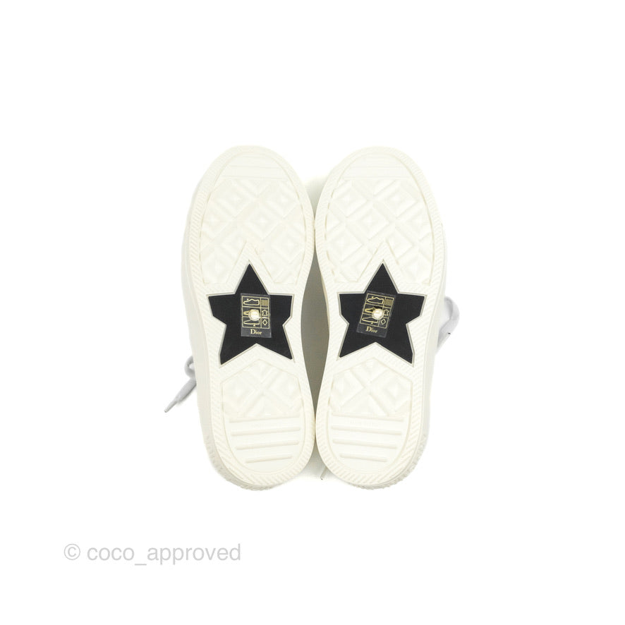 Christian Dior Walk'n' Dior Gray Dior Oblique Sneaker Size 35.5