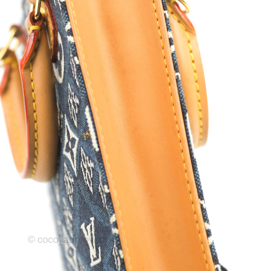 Louis Vuitton Petit Sac Plat Bag Denim Since 1854