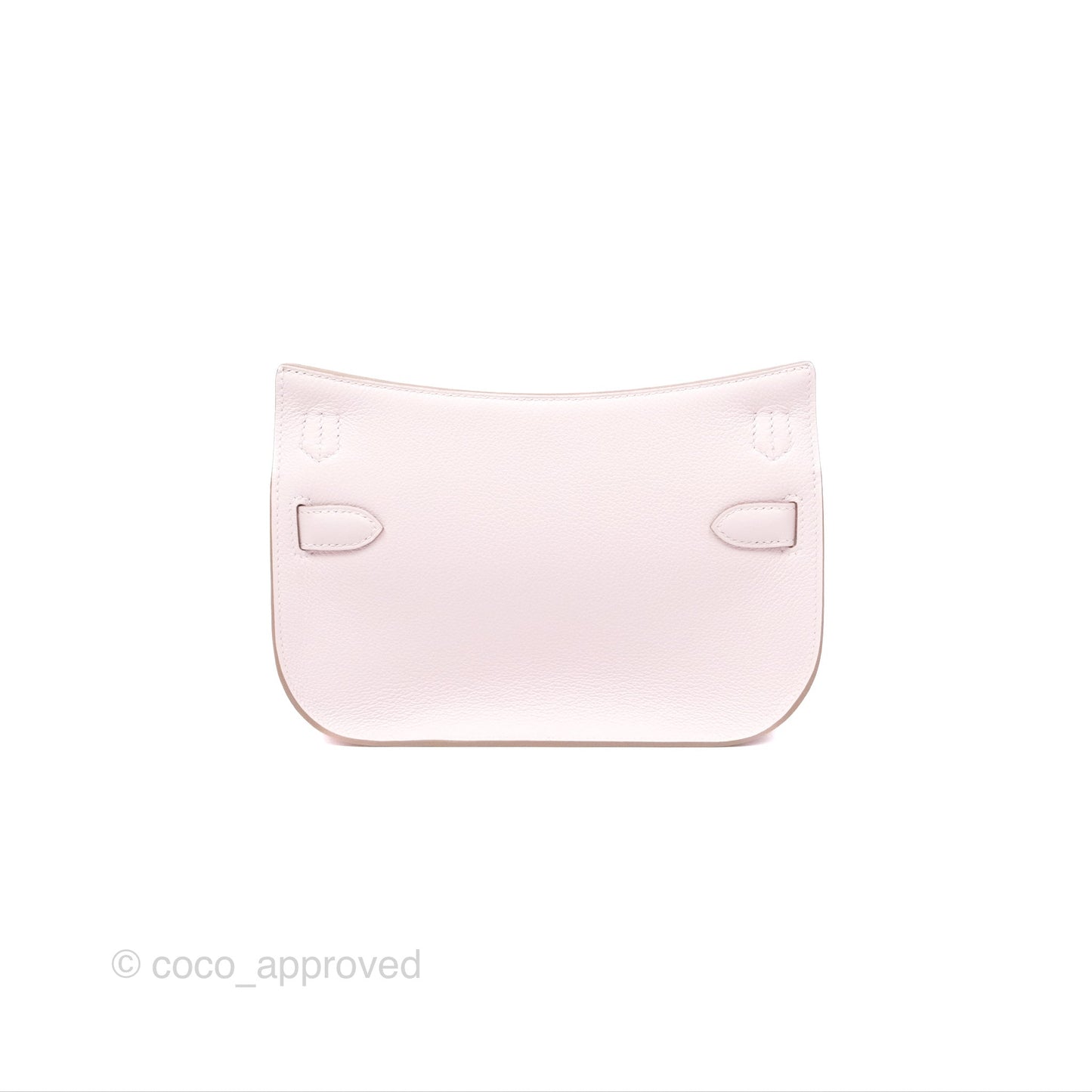 Hermès Mini Jypsiere Mauve Pale Evercolor Palladium Hardware