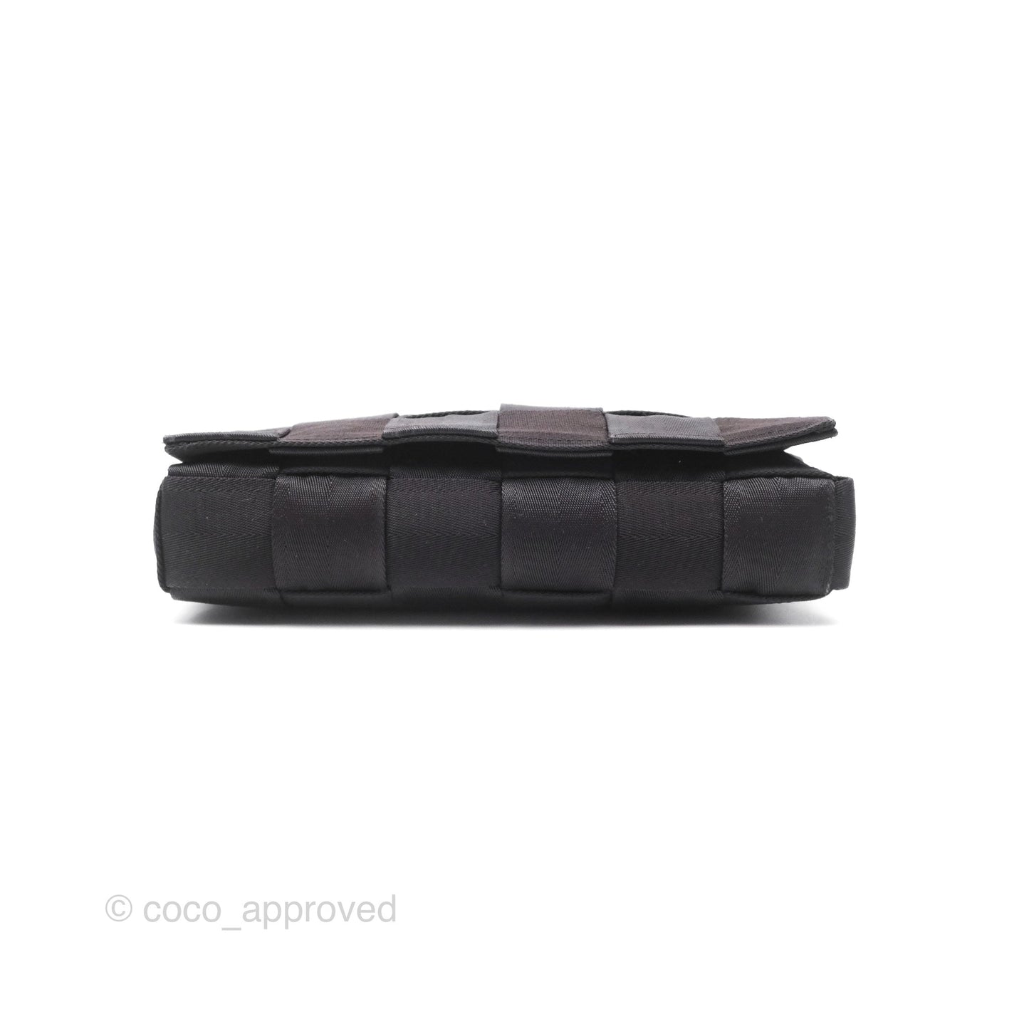 Bottega Veneta Maxi Webbing Cassette Bag Dark Brown