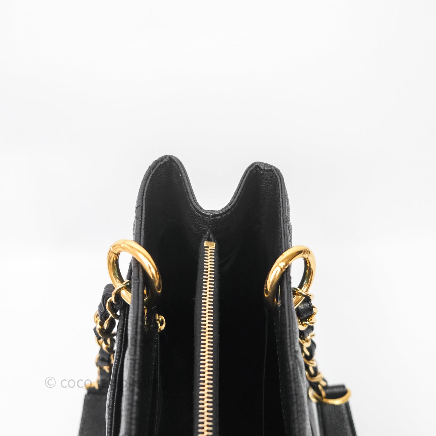 Chanel GST Black Caviar Gold Hardware