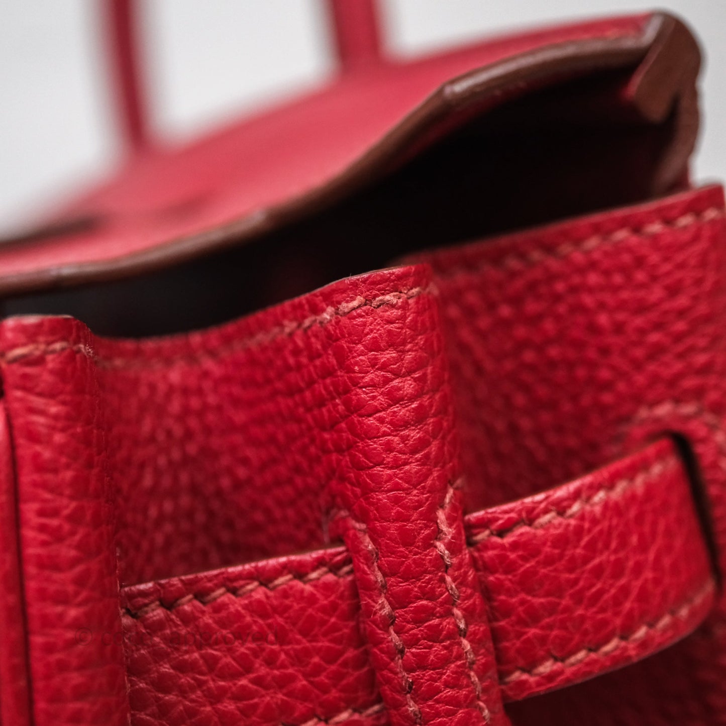Hermès Birkin 30 Rouge Togo Palladium Hardware
