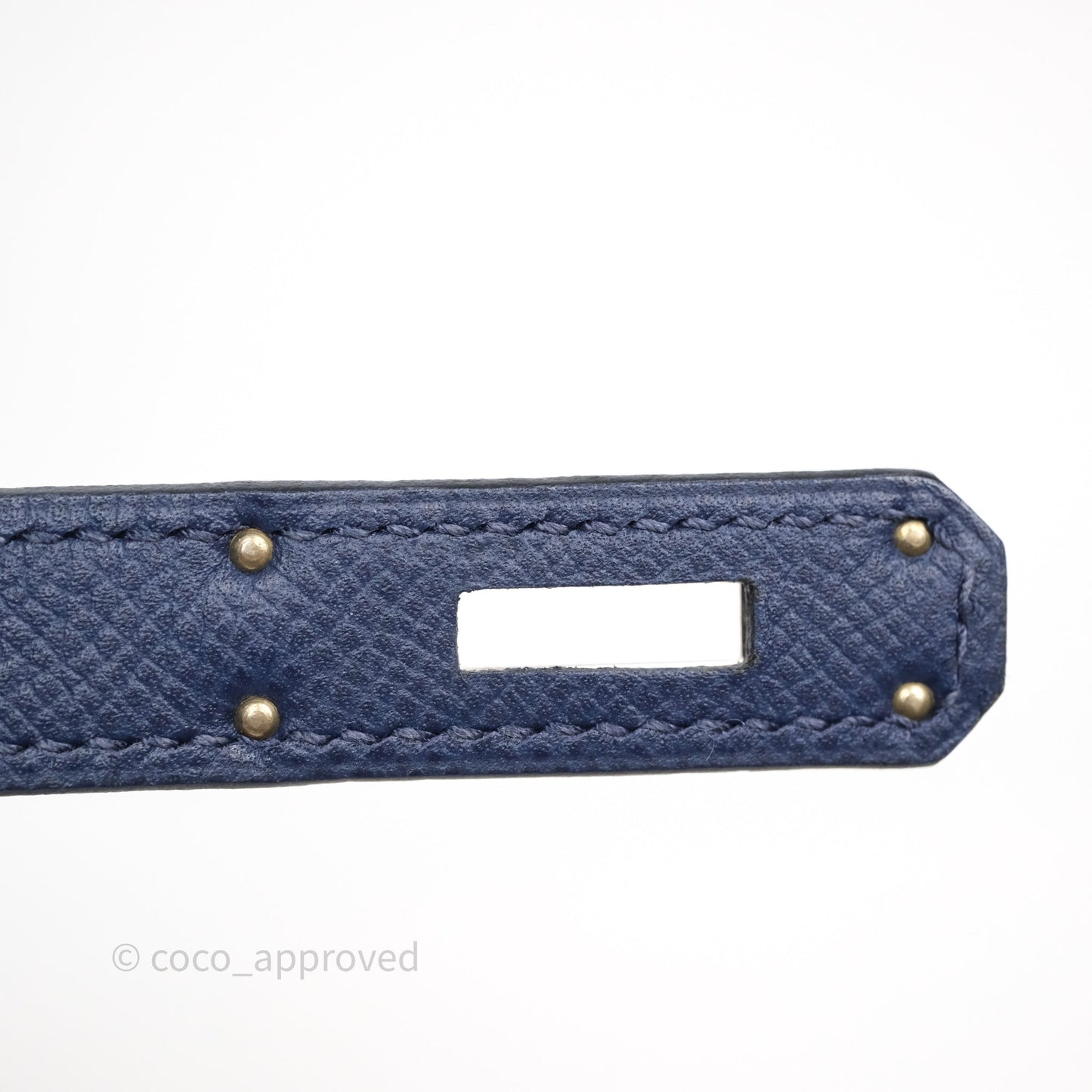 Hermes Kelly 32 Bleu Saphir 73 Epsom Palladium Hardware