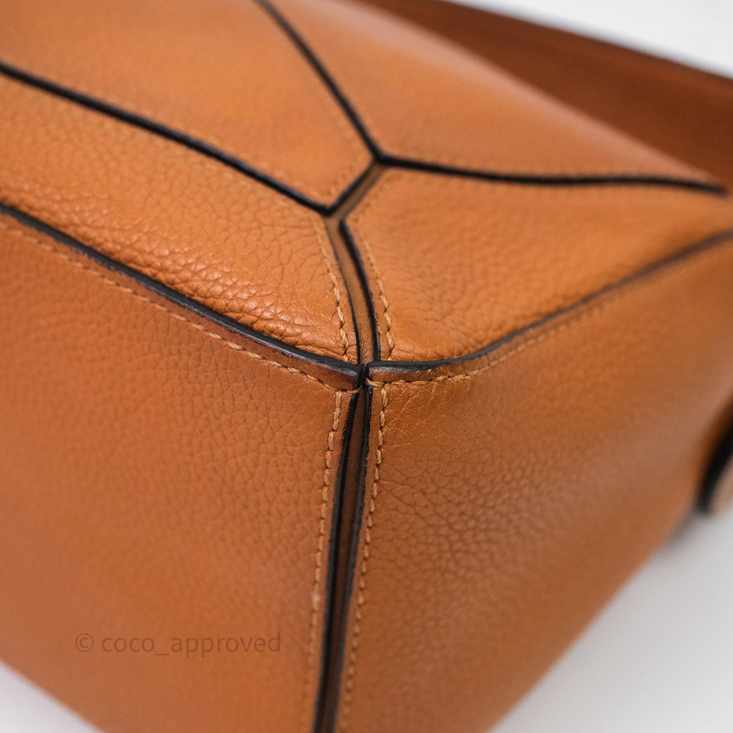 Loewe Small Puzzle Bag Tan Calfskin