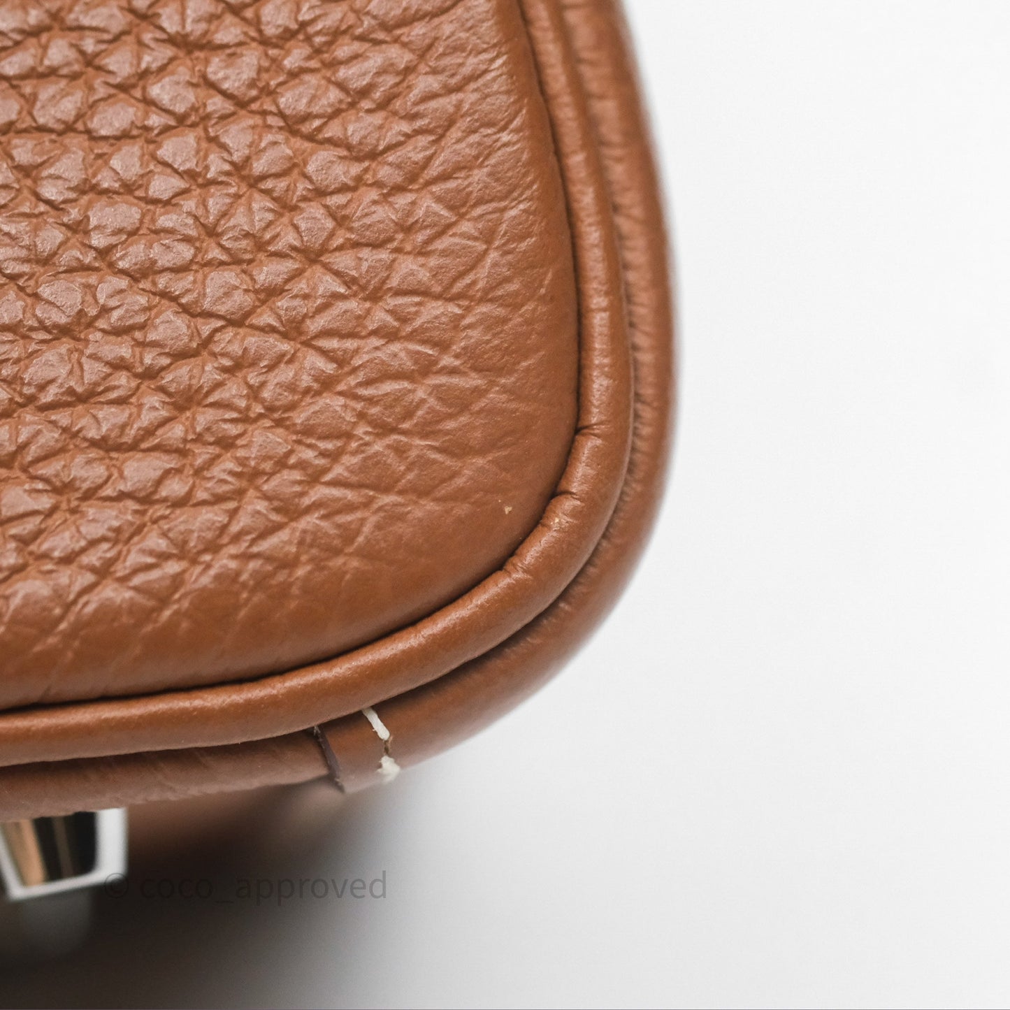 Hermès Mini Lindy 20 Gold Clemence Palladium Hardware