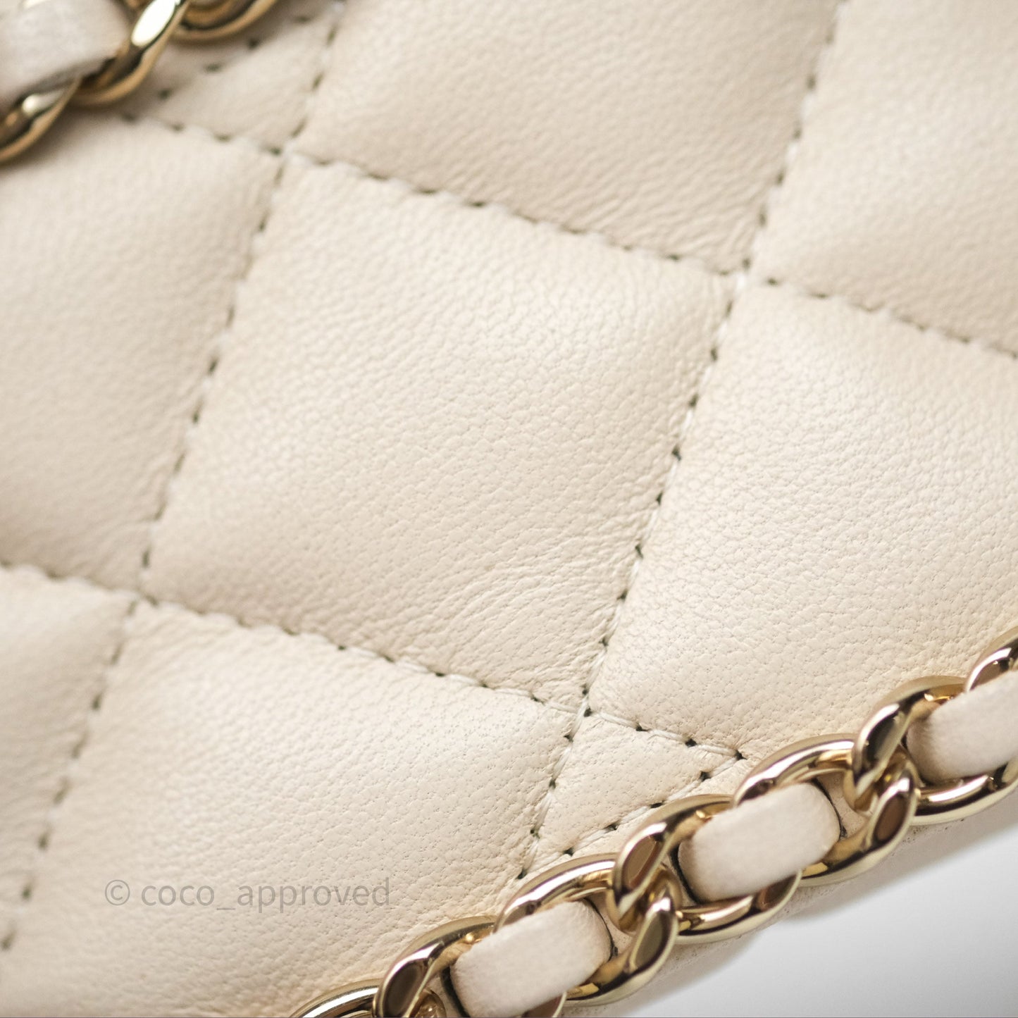 Chanel Small Hobo Bag Light Beige Lambskin Gold Hardware 23P