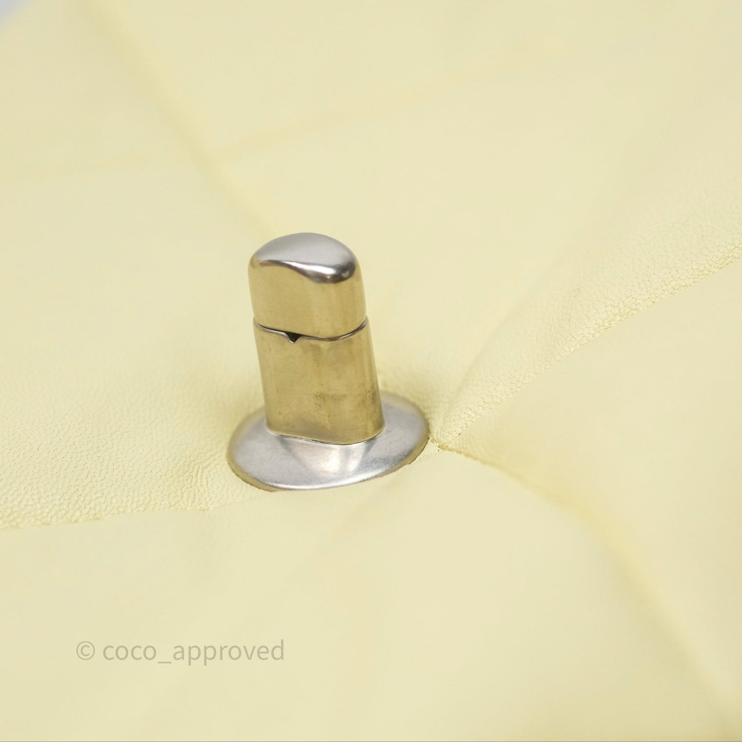 Chanel 19 Small Light Yellow Mixed Hardware