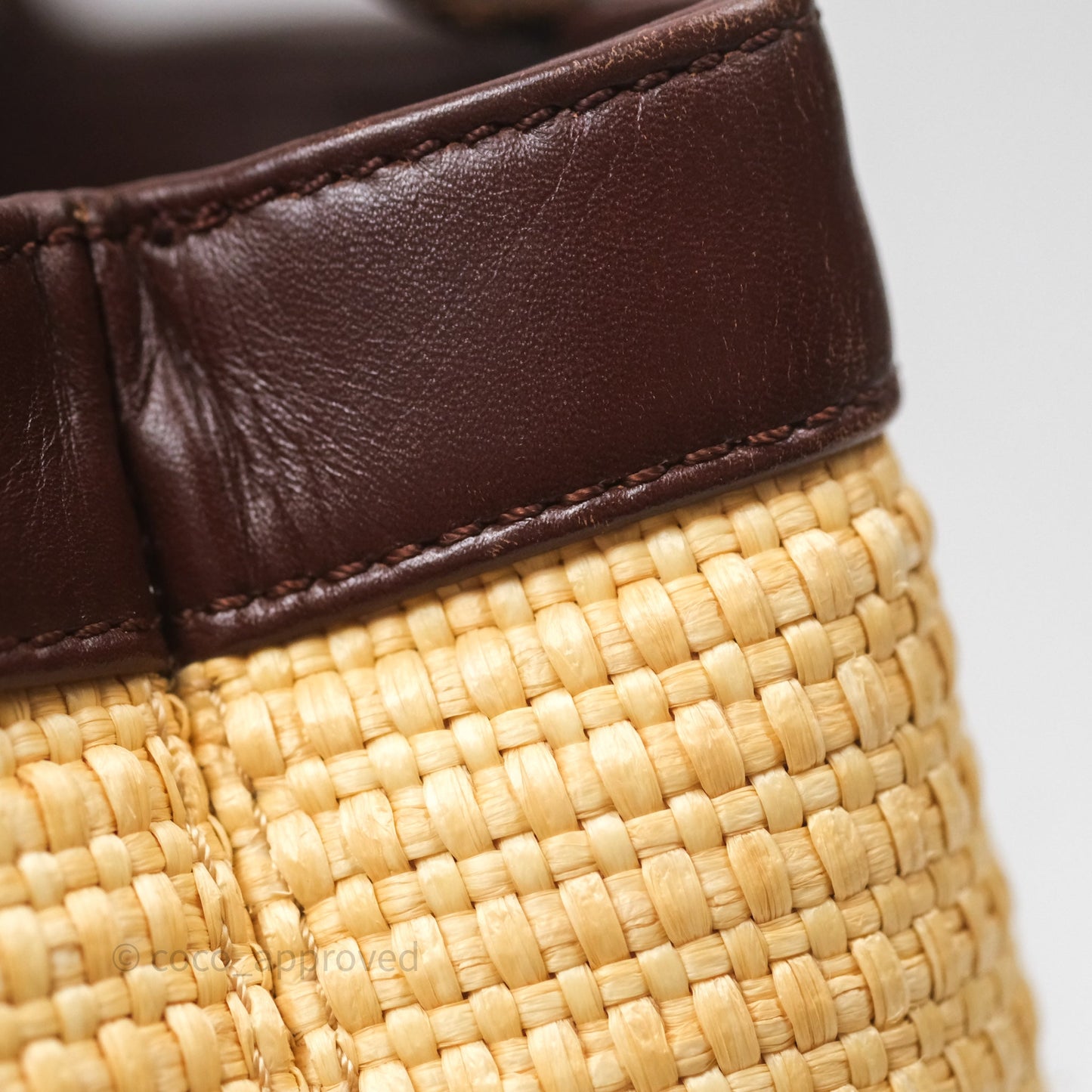 Chanel Vintage Rattan Tote Bag