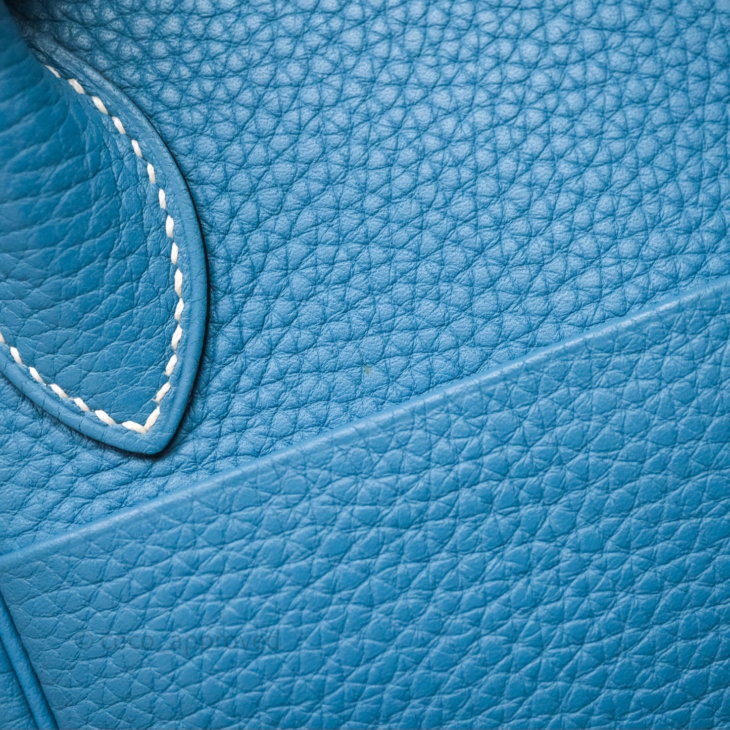 Hermès Lindy 30 Bleu Jean 75 Clemence Palladium Hardware