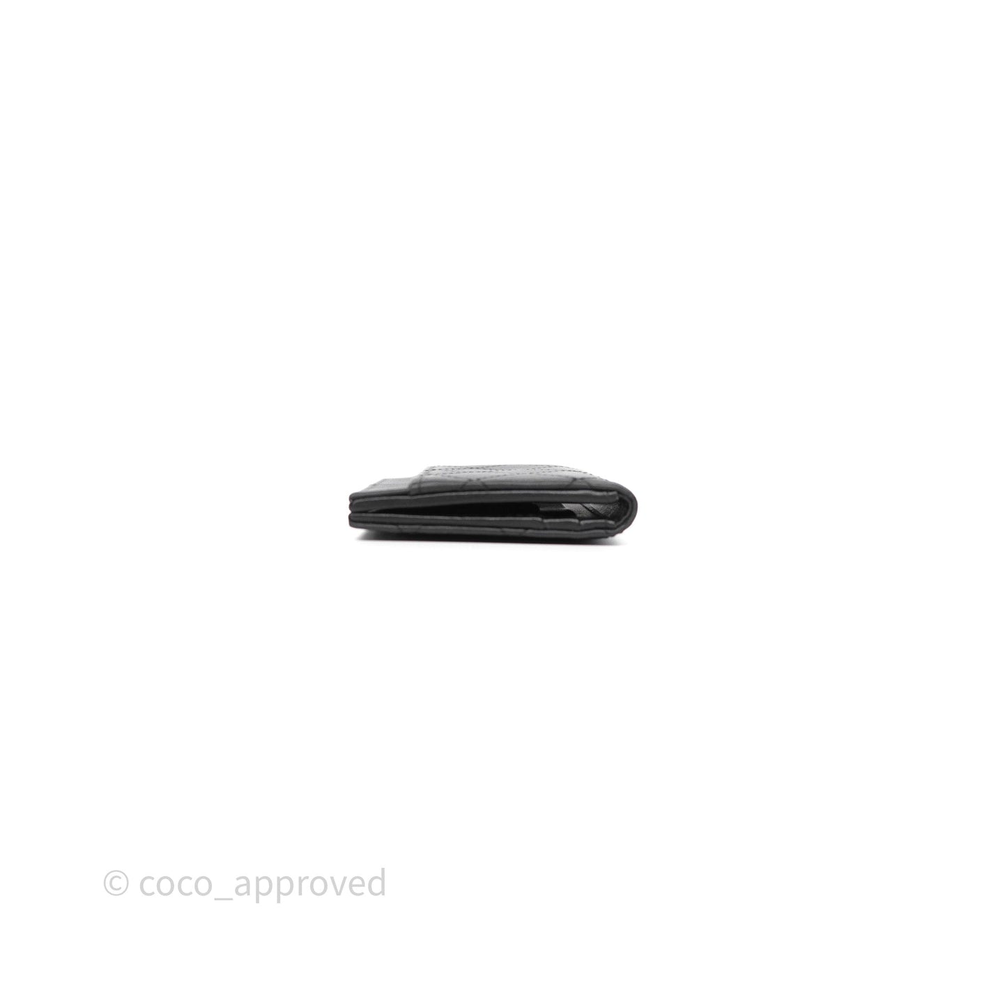 Chanel Card Holder Quilted So Black Calfskin 24P
