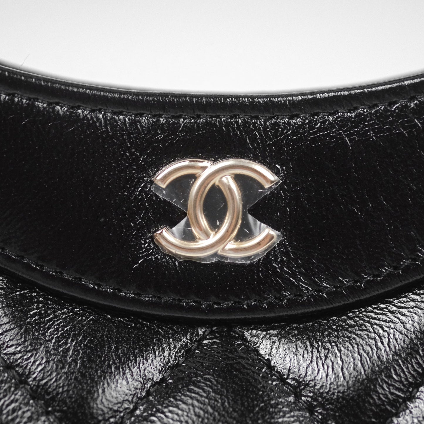 Chanel Nano 31 Black Shiny Lambskin Gold Hardware