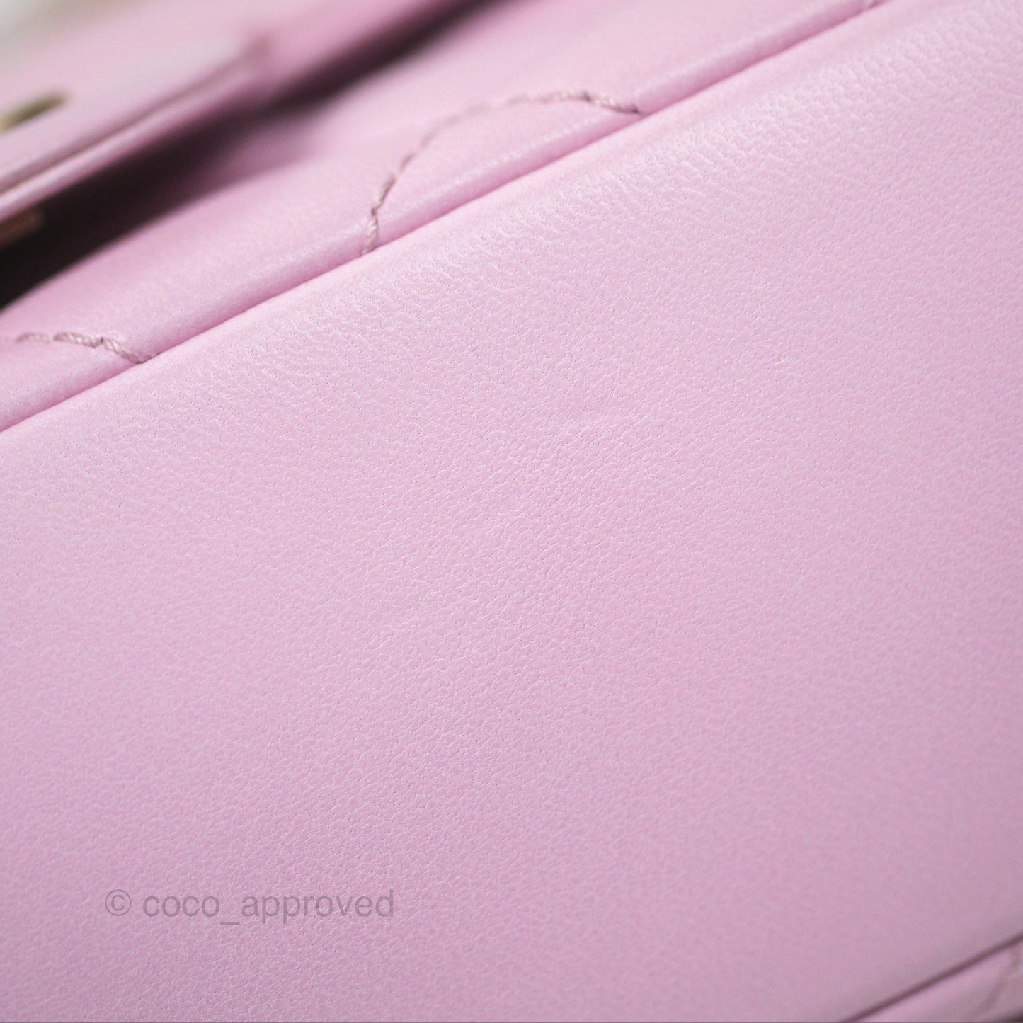 Chanel Quilted Flap Bag Pink Lambskin Aged Gold Hardware