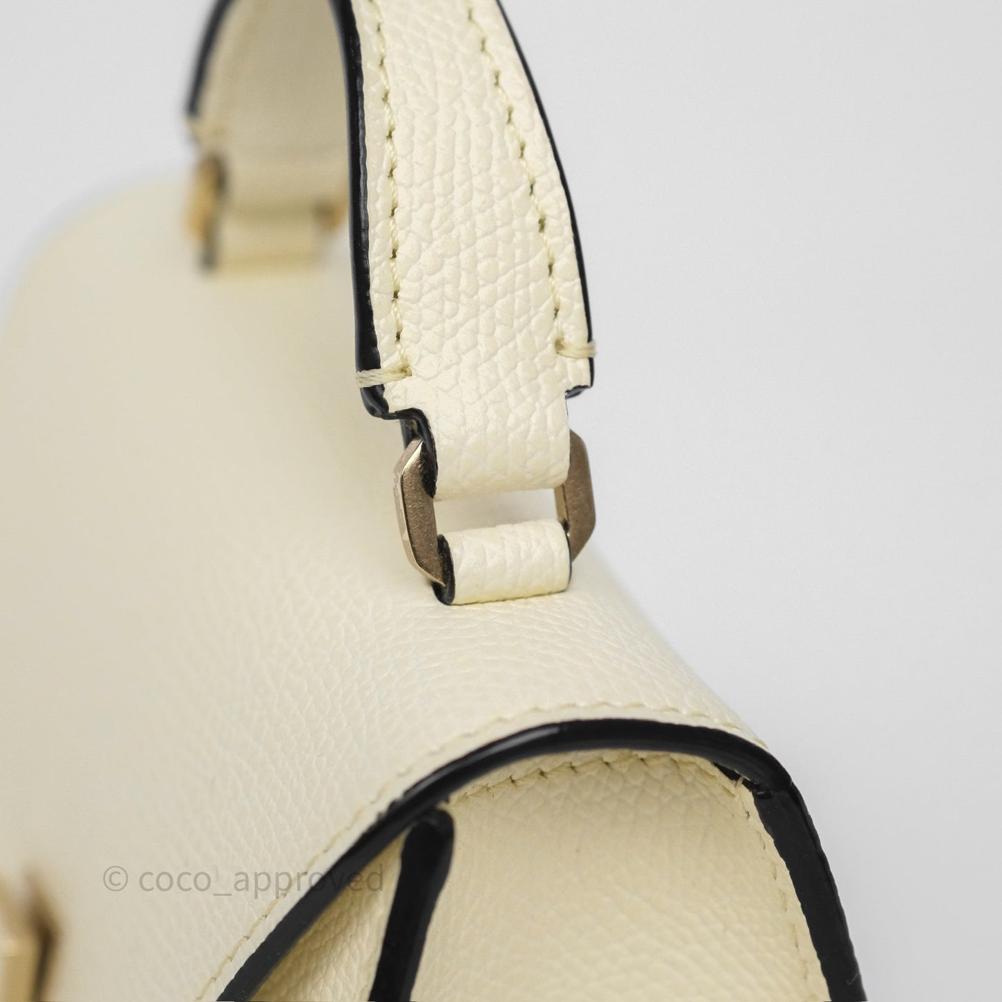 Valextra Iside Belt Bag Pergamena White Calfskin