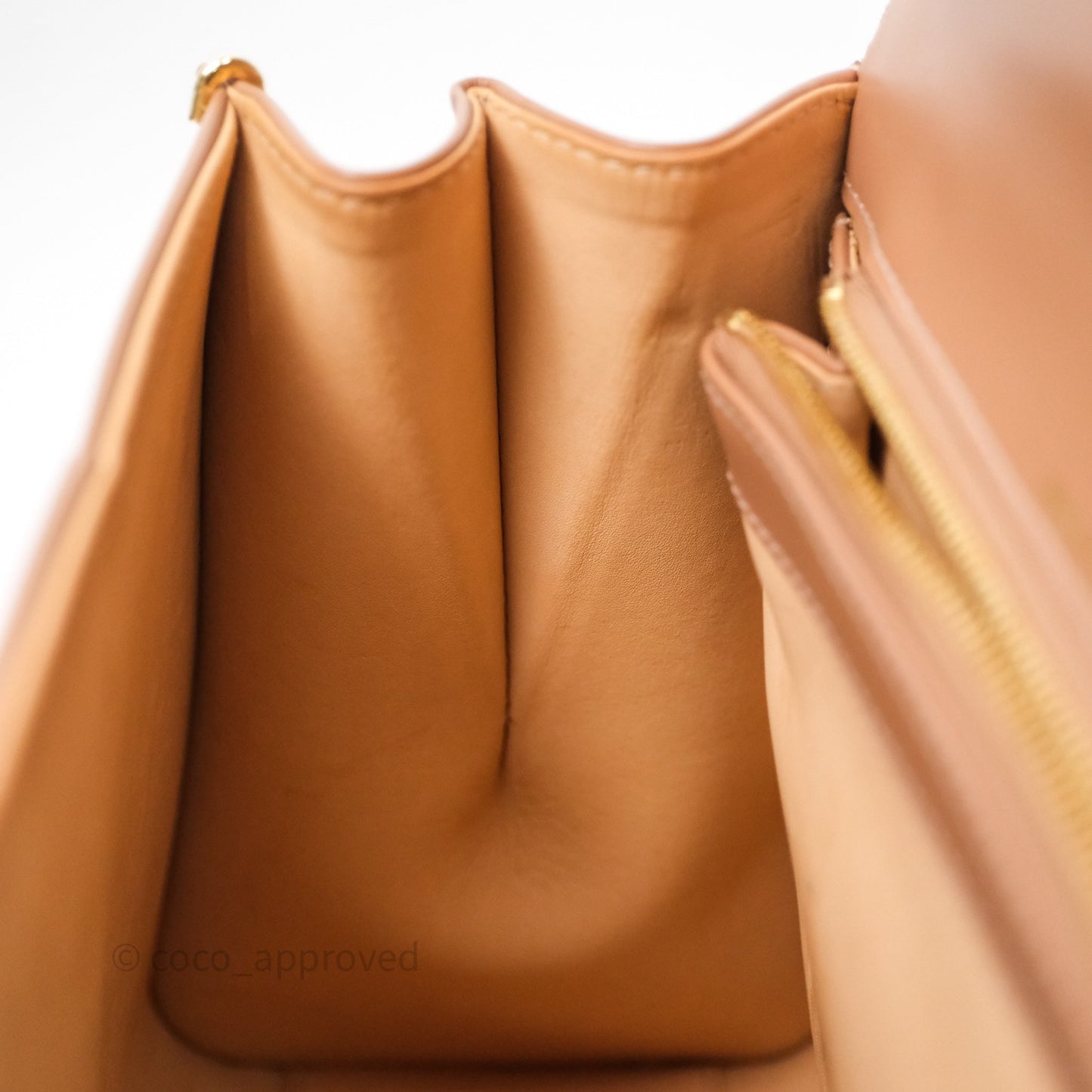 Delvaux Brillant PM Tender Beige Box Calf