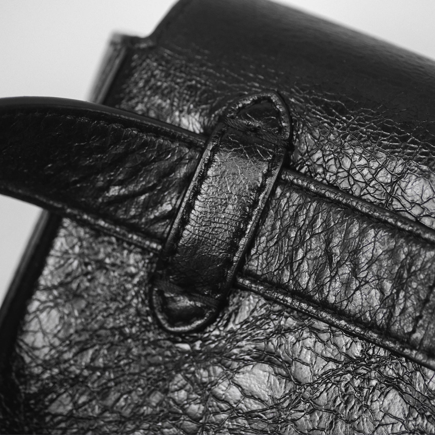 Fendi Baguette Belt Bag Black Lambskin Gold Hardware