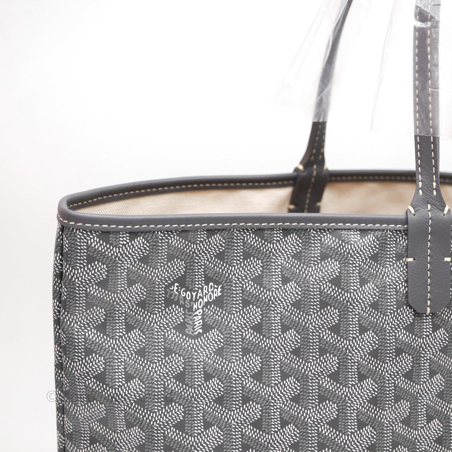 Goyard St Louis Tote PM Grey