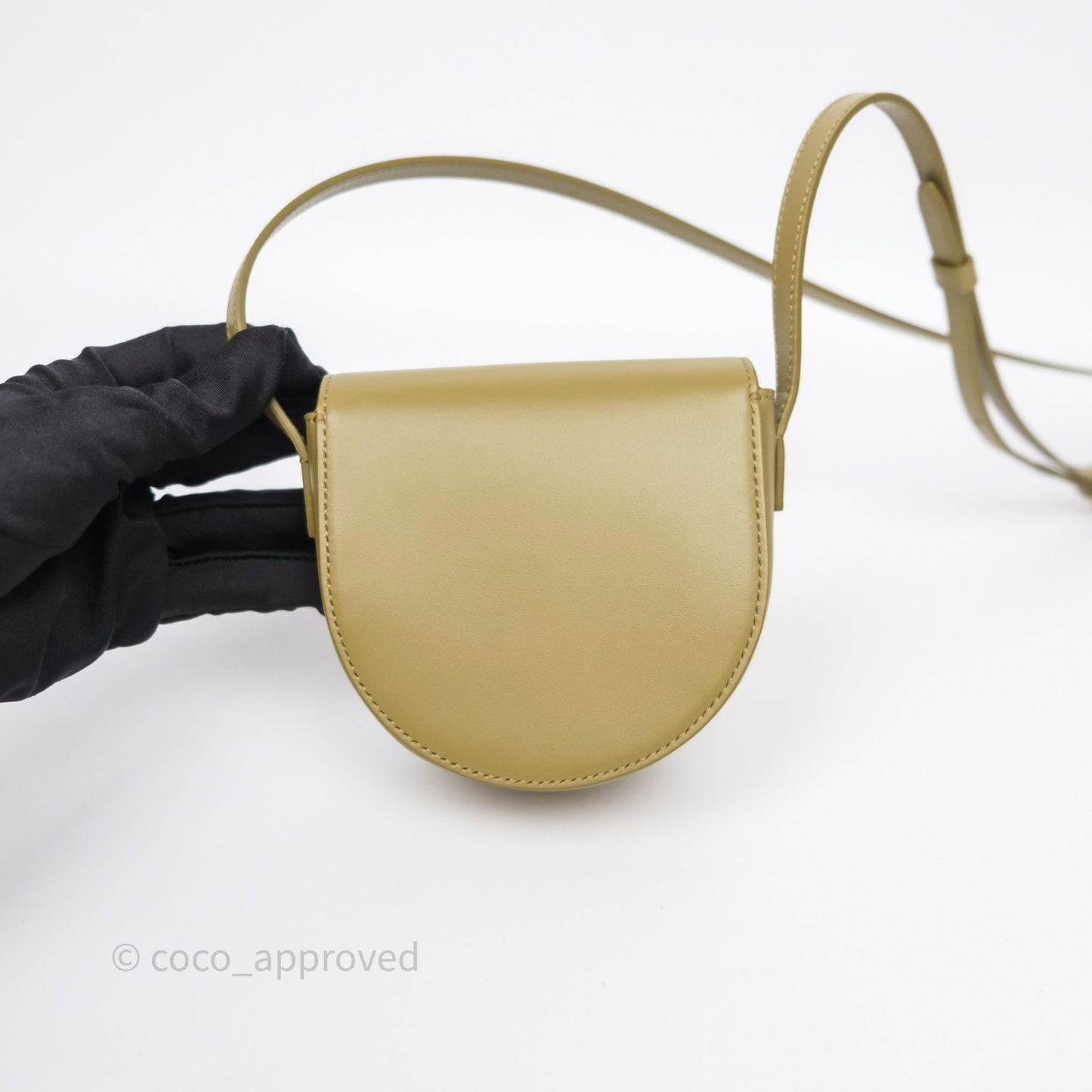 Celine Mini Besace Cuir Triomphe Green Calfskin
